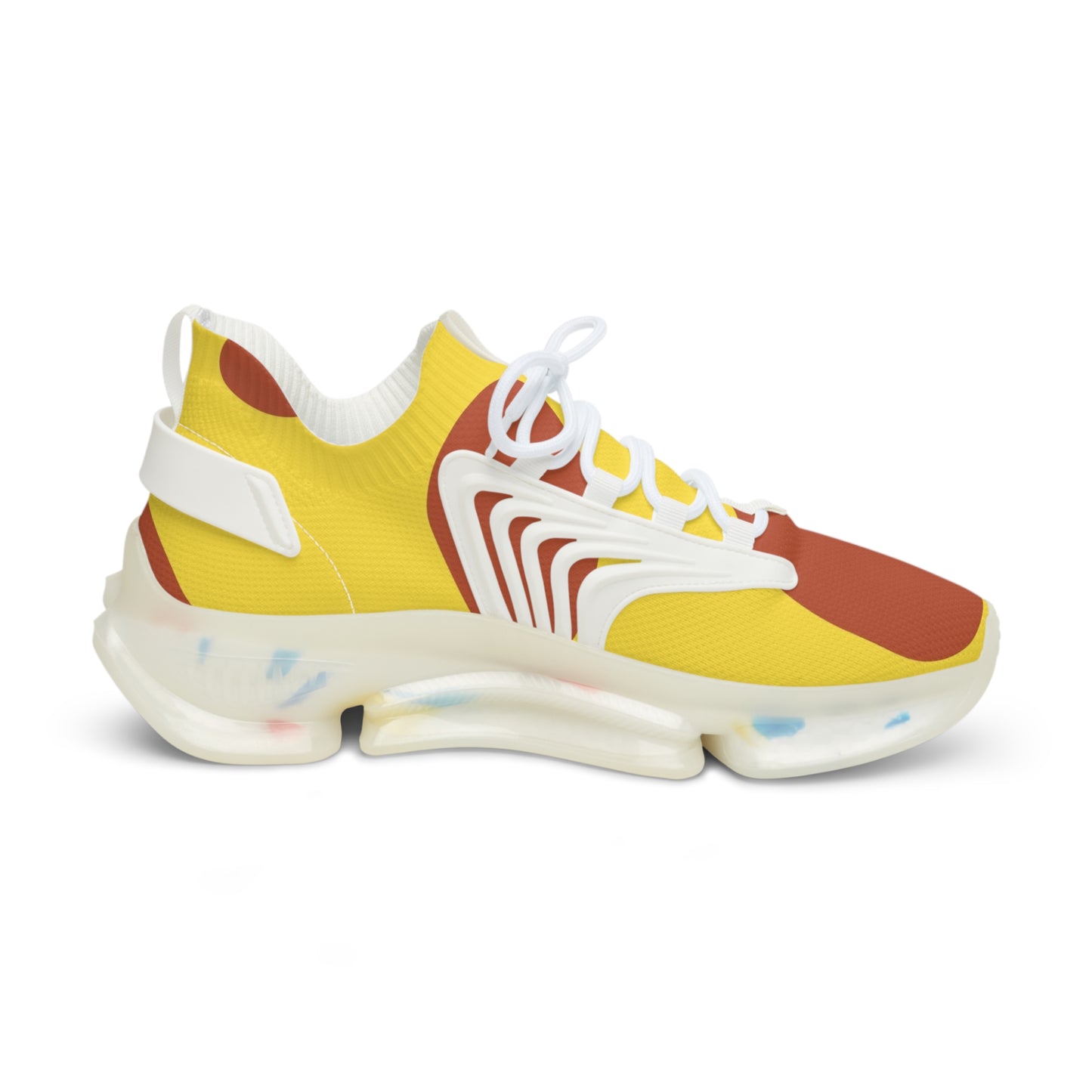 Vibrant Men's Mesh Sneakers - Colorful Lightweight Athletic Shoes
