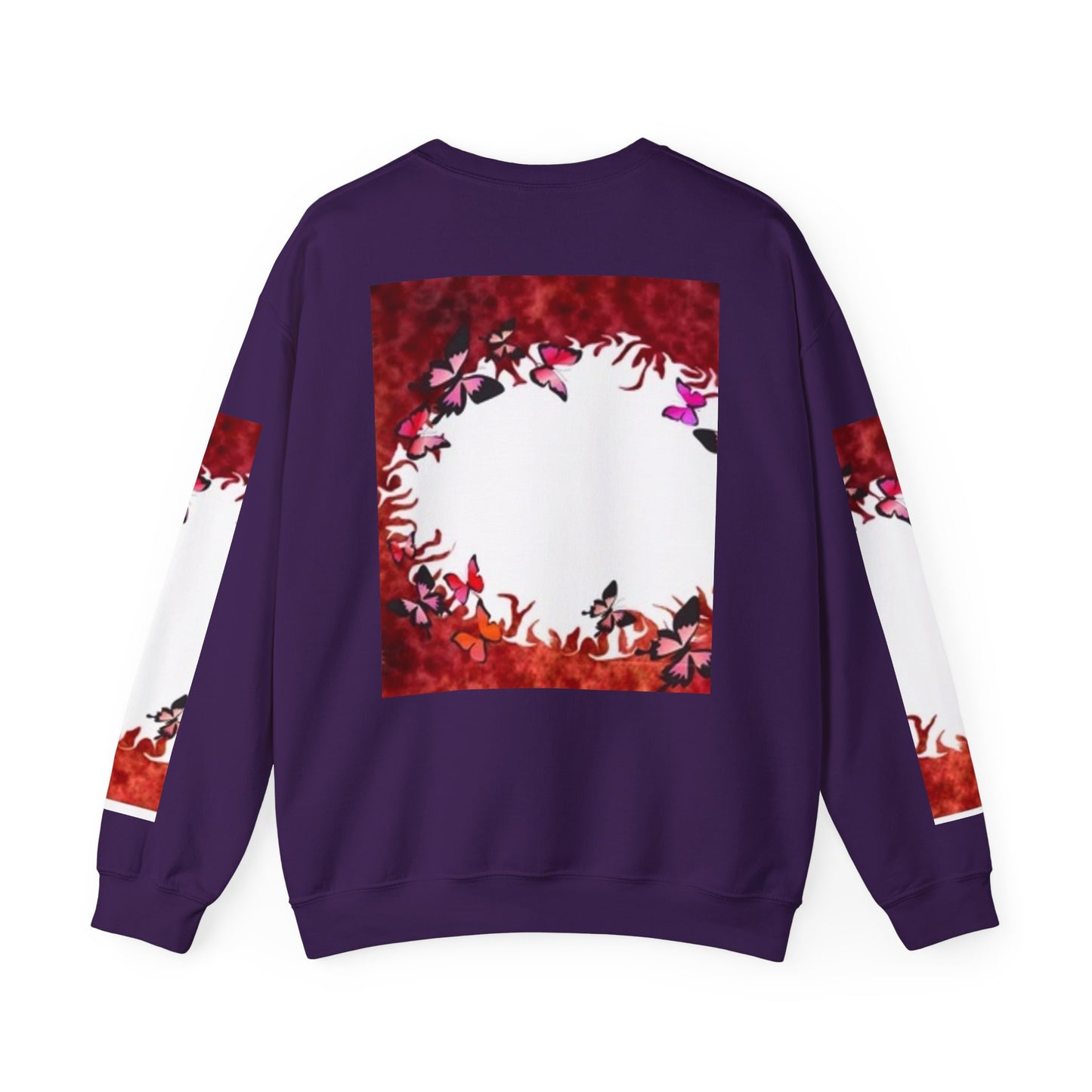 Floral Nature Crewneck Sweatshirt - Cozy Unisex Pullover for Nature Lovers