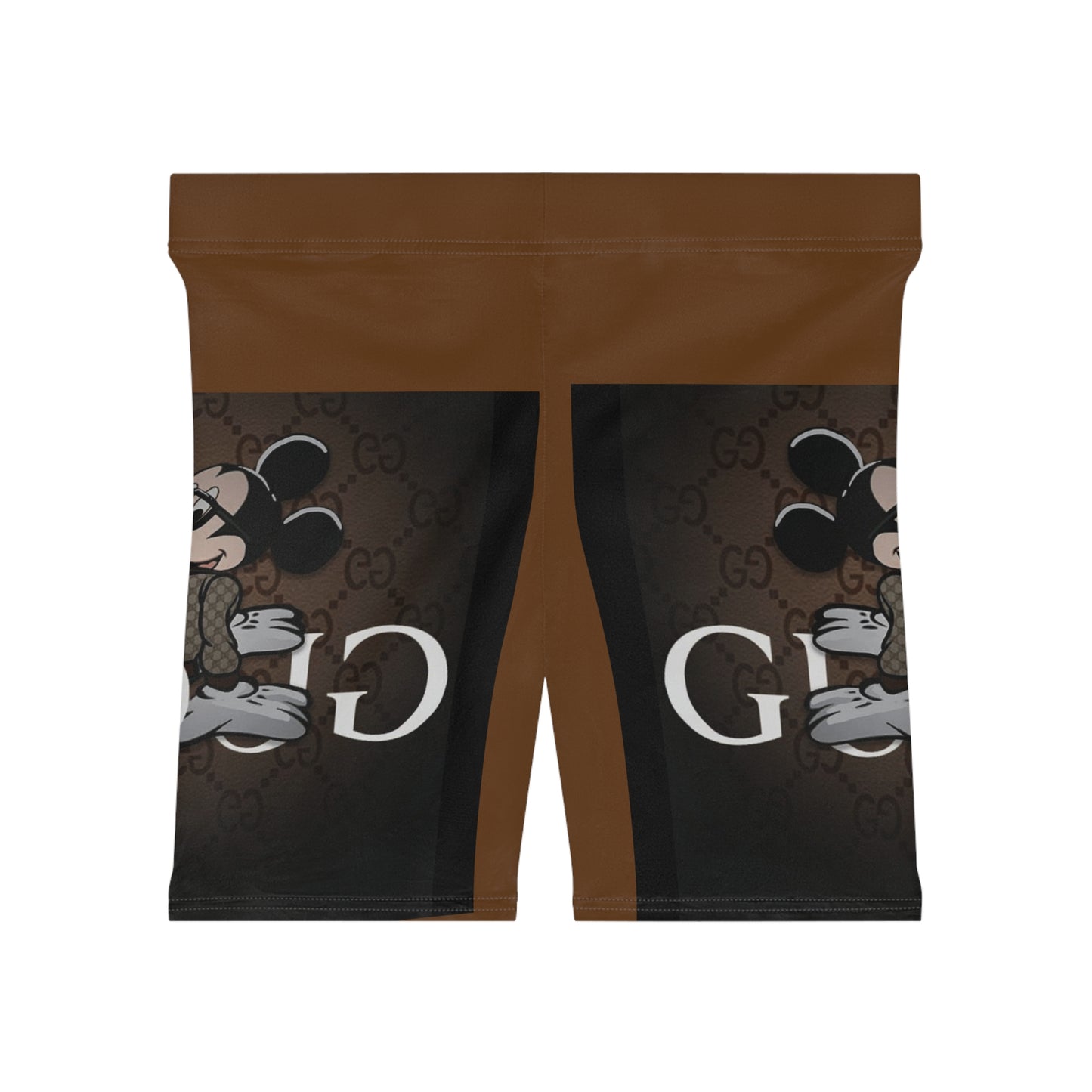 Trendy Women's Biker Shorts with Vintage Disney Design