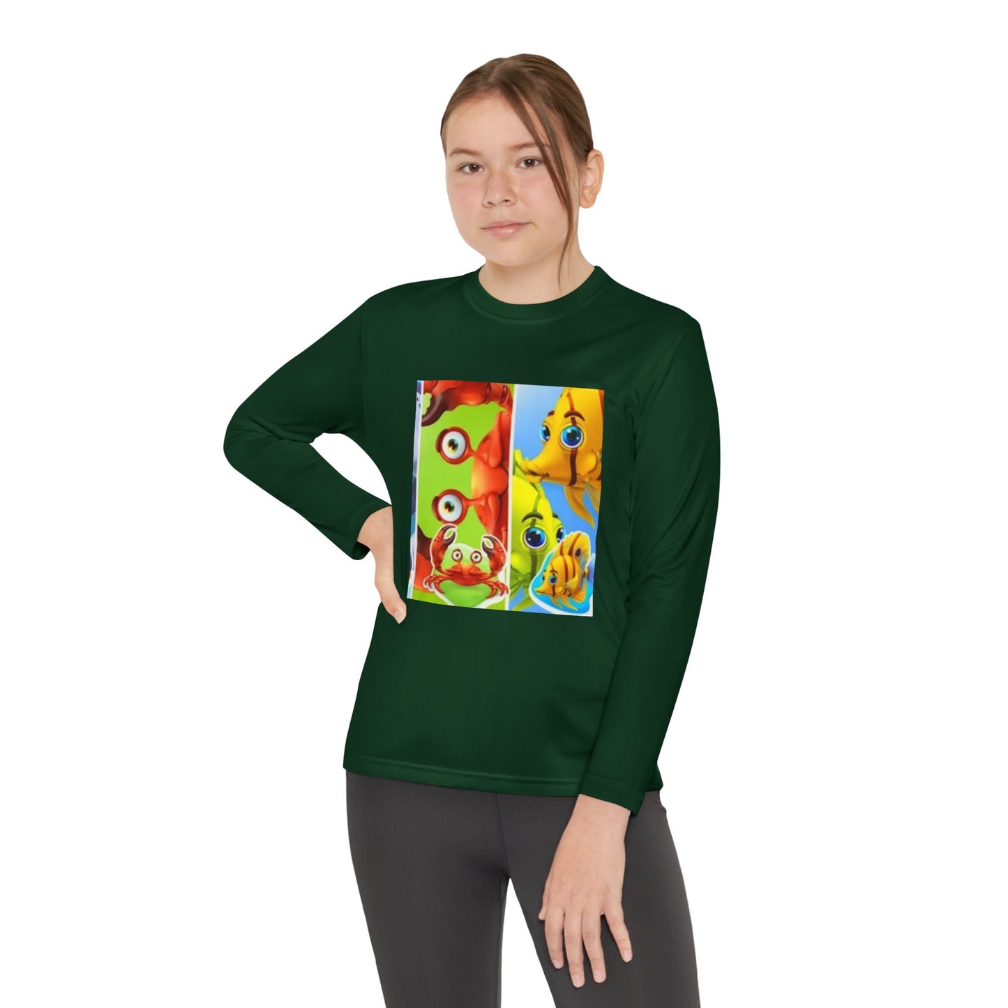 Vibrant Youth Long Sleeve Tee - Fun Animal Designs for Playful Kids