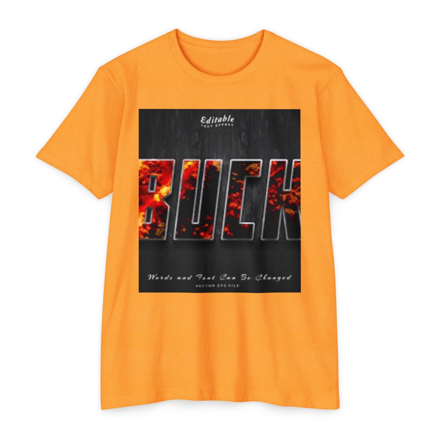 Yellow Unisex Graphic T-Shirt - "BUCK" Design - Perfect for Everyday Style and Inspiration
