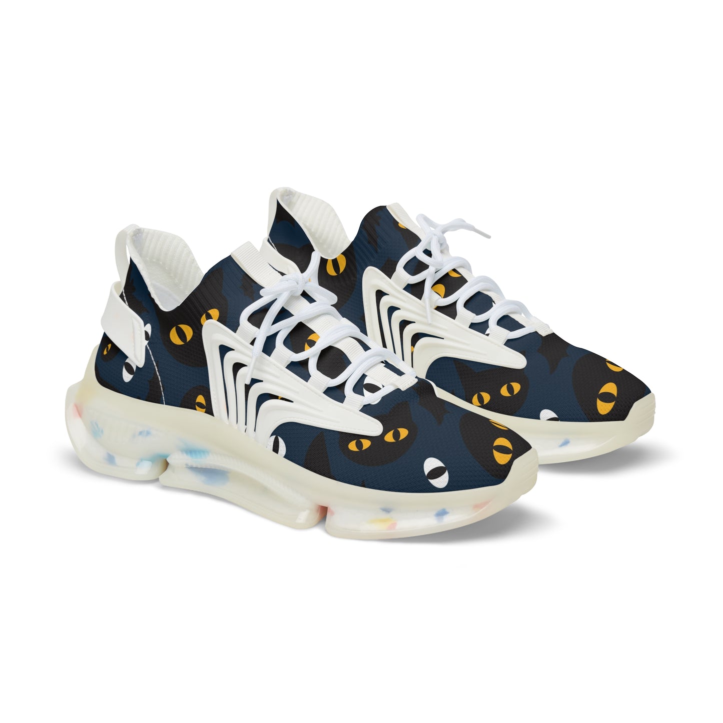Men's Cat Eye Pattern Sneakers - Stylish and Comfortable Footwear