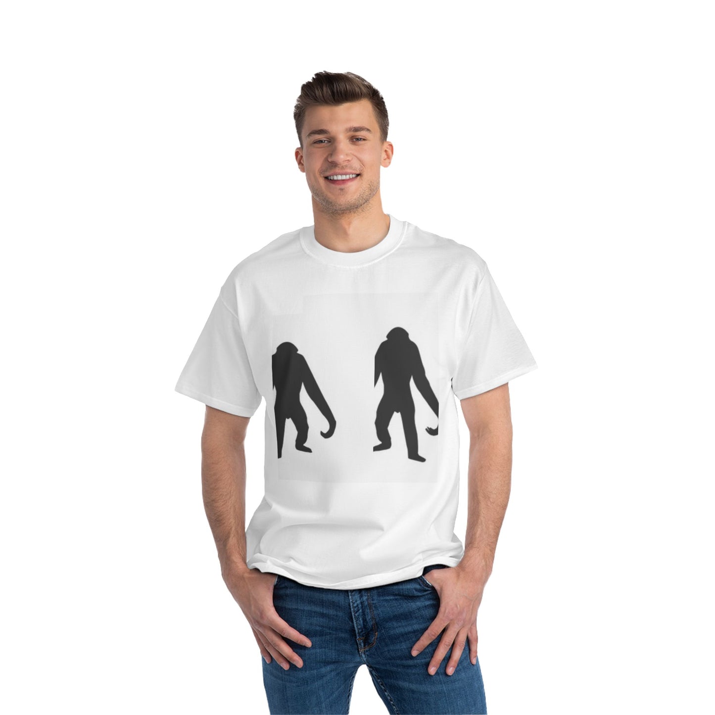 Bigfoot Silhouette Short-Sleeve T-Shirt - Perfect for Nature Lovers & Outdoor Adventures