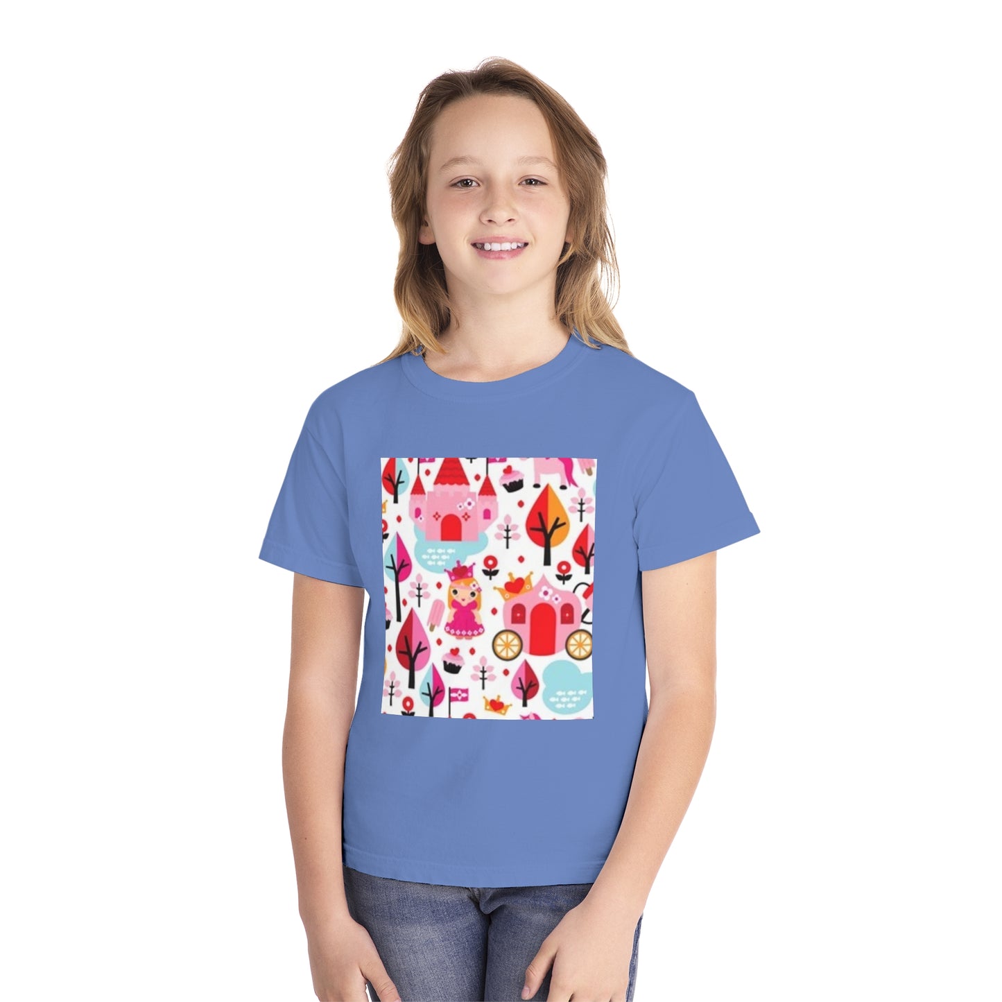 Youth Midweight Tee - Whimsical Fairy Tale Design for Kids