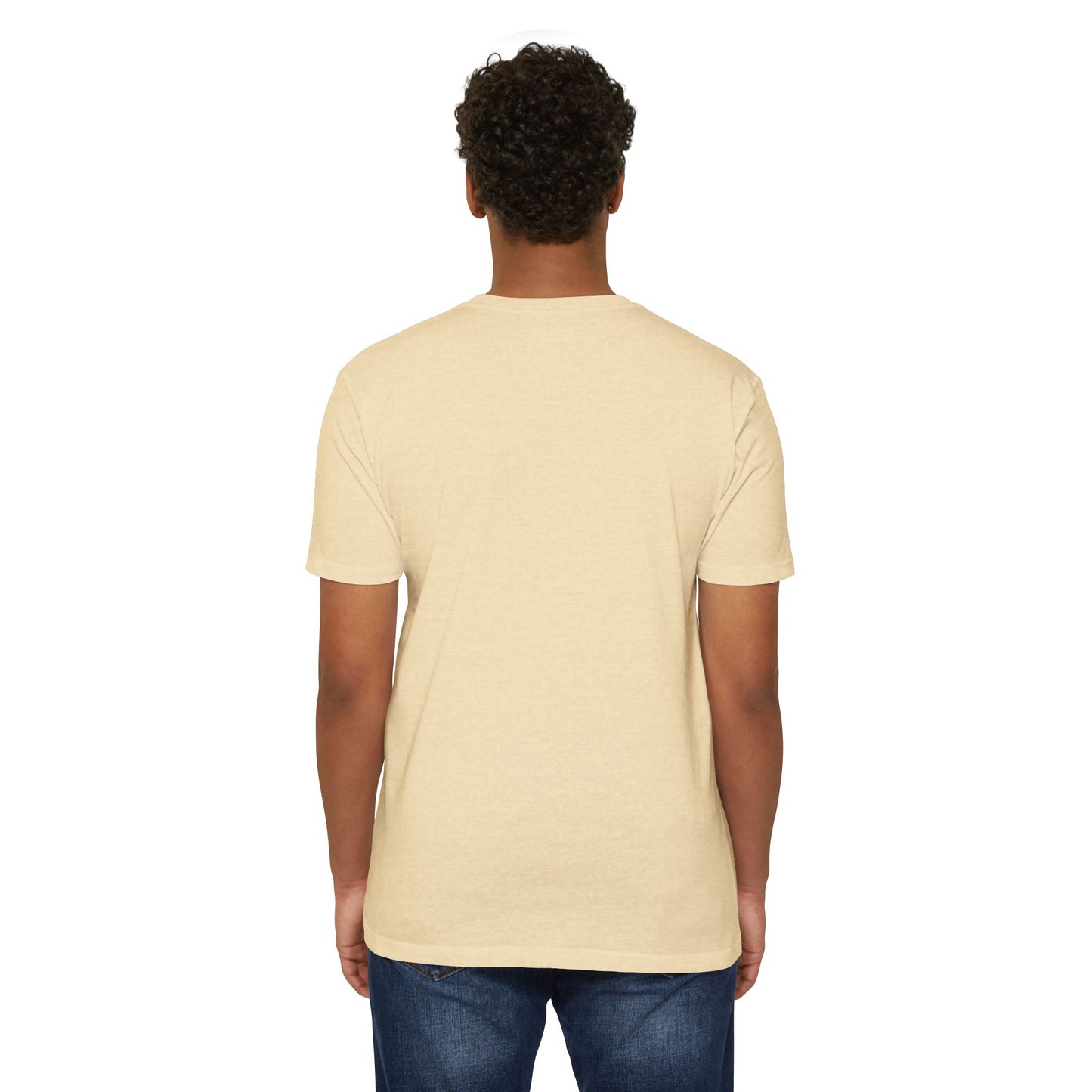 "Shattered Hearts" Unisex CVC Jersey T-shirt - Stylish Graphic Tee for Couples & Friends