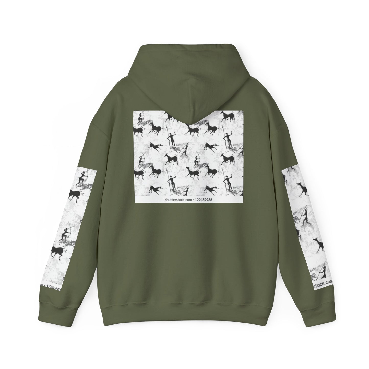 Unisex Heavy Blend Hooded Sweatshirt - Equestrian-Inspired Design