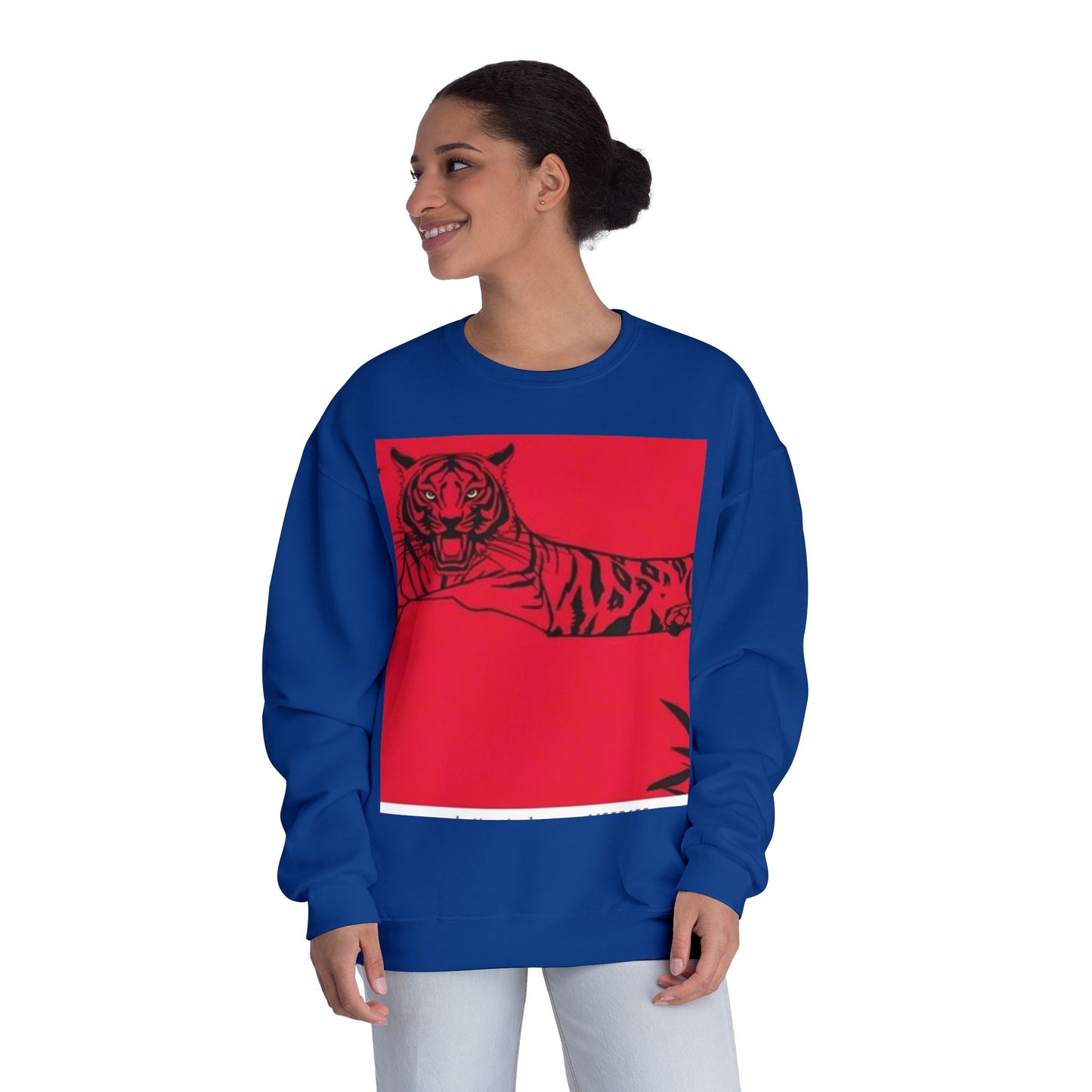 Bold Tiger Graphic Unisex Sweatshirt - Chill Vibes, Perfect for Every Occasion