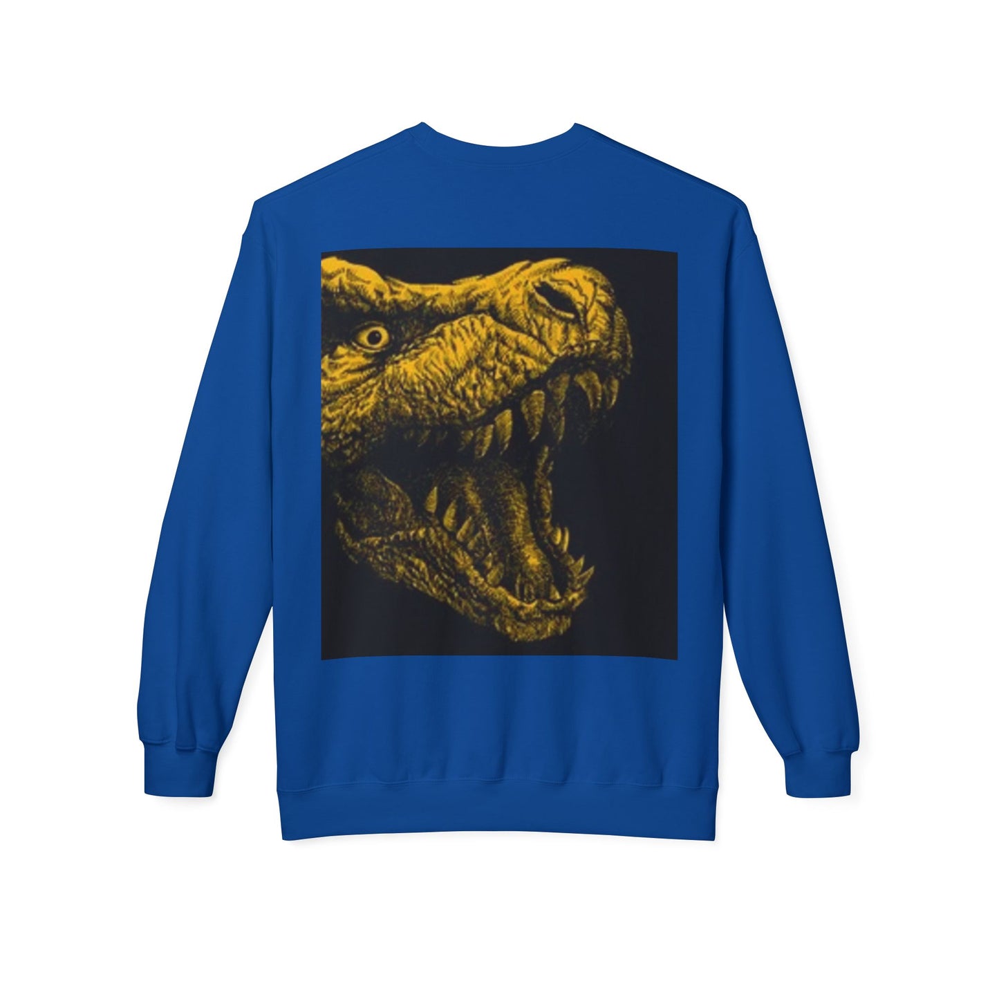 Unisex Dinosaur Graphic Sweatshirt - Cozy Midweight Crewneck