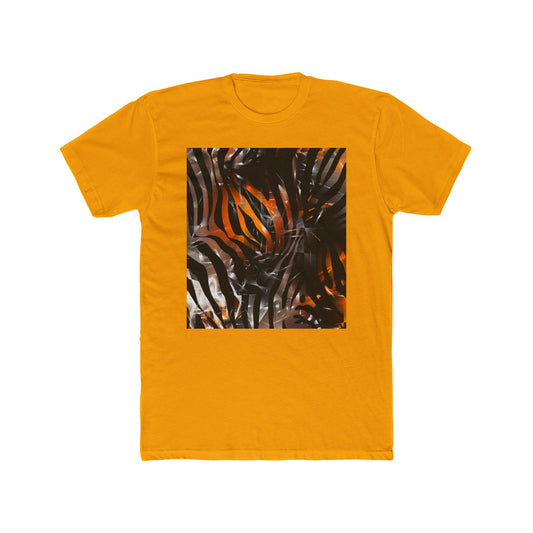 Abstract Jungle Unisex Cotton Crew Tee - Trendy Graphic Shirt for Nature Lovers