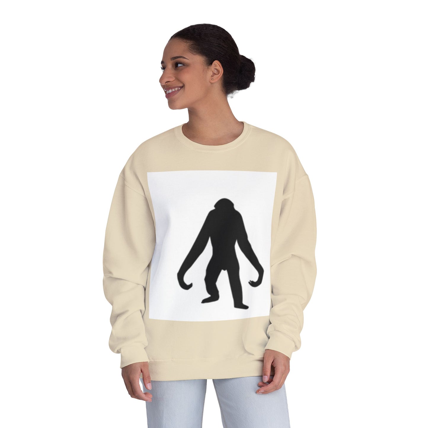 Sasquatch Silhouette Unisex Crewneck Sweatshirt - Cozy & Fun