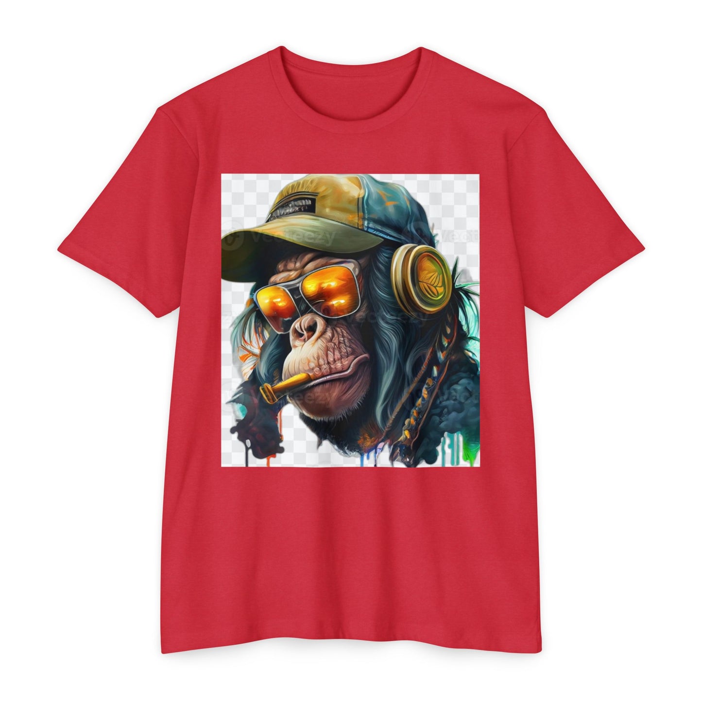 Cool Monkey Graphic Unisex T-Shirt - Perfect for Music Lovers