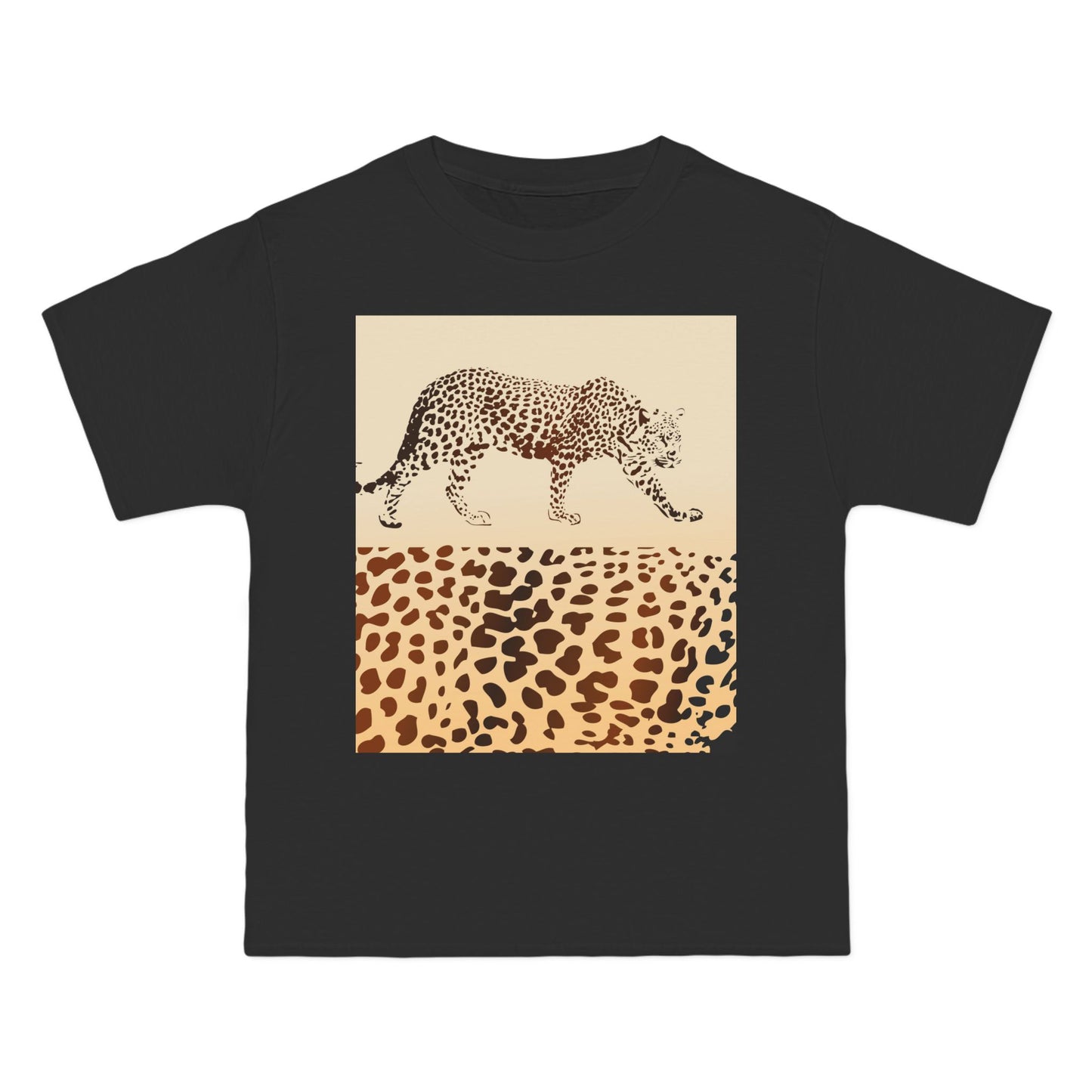 Wild Leopard Print Short-Sleeve T-Shirt for Animal Lovers