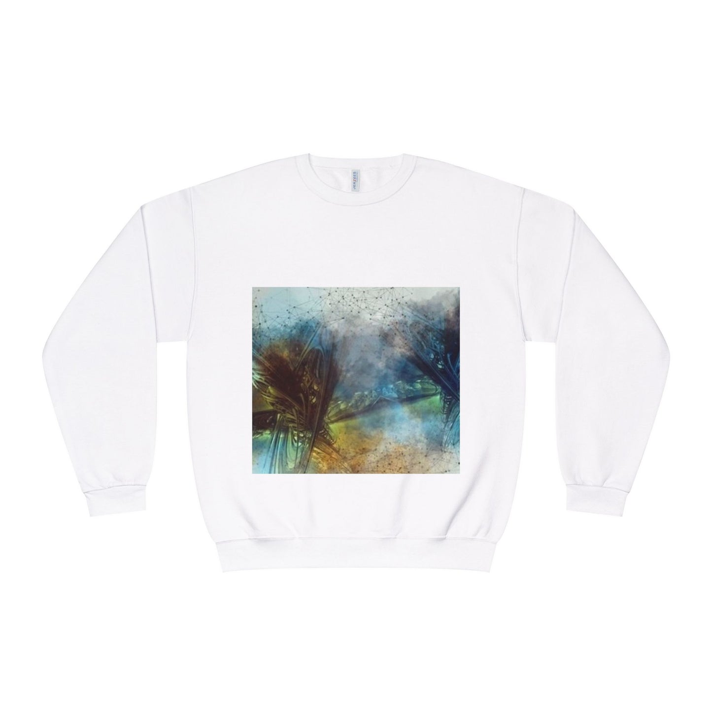 Tranquil Abstract Unisex Crewneck Sweatshirt - Cozy & Artistic