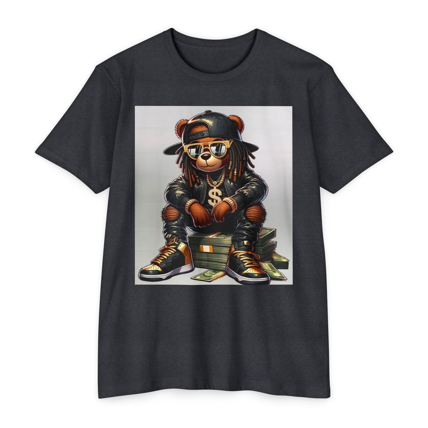 Cool Graffiti Bear Unisex T-Shirt - Colorful Street Art Inspired Tee