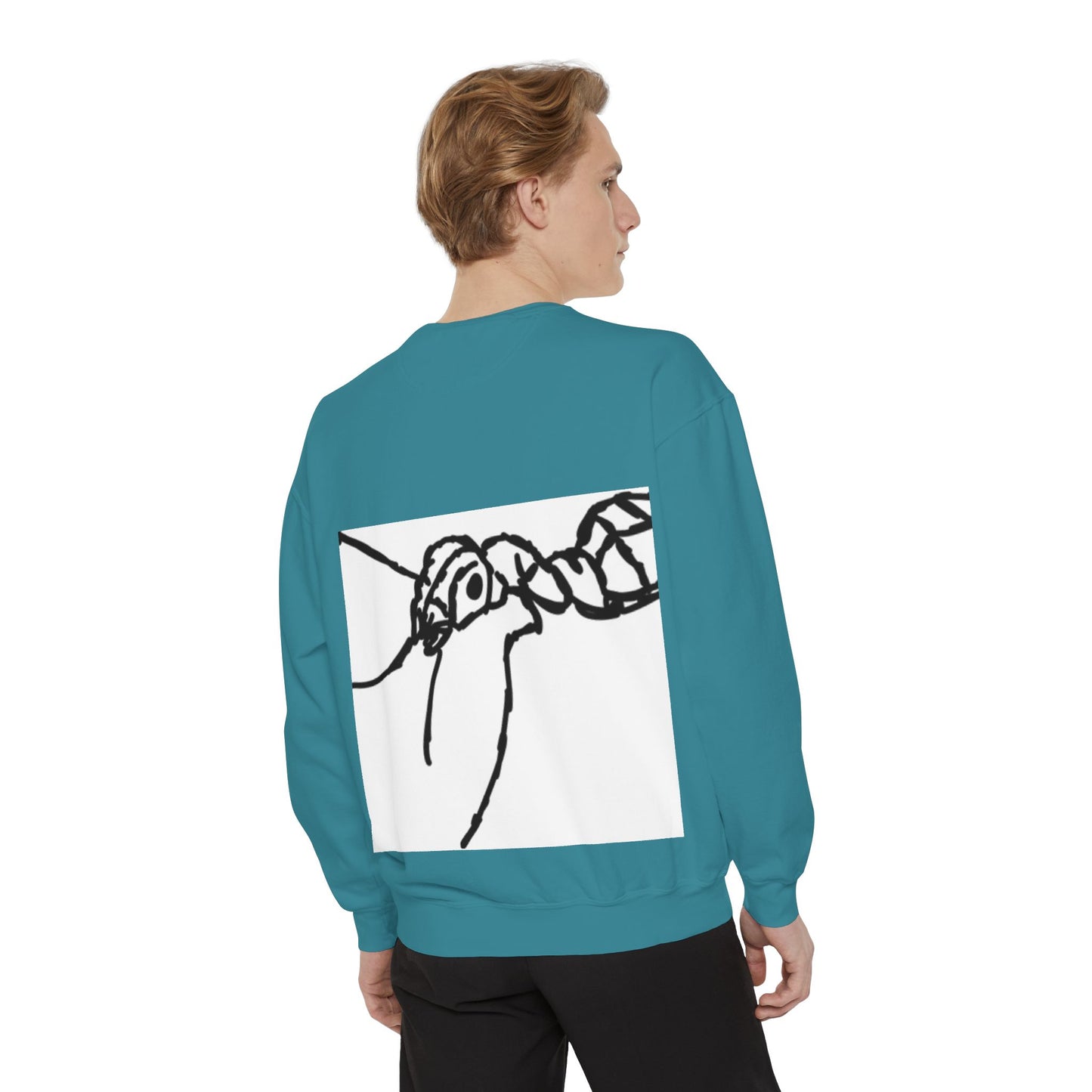 Ant-Inspired Unisex Garment-Dyed Sweatshirt - Unique Nature Lover Gift