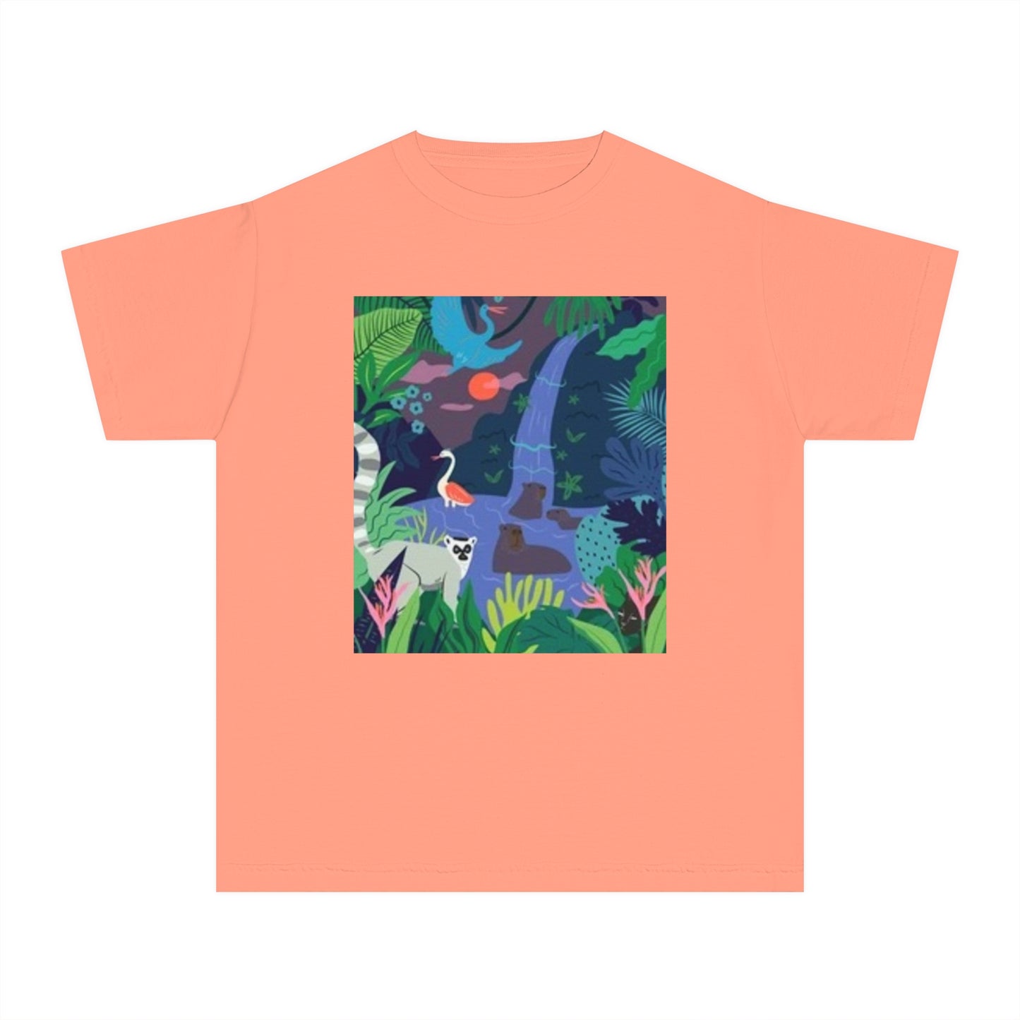 Colorful Jungle Adventure Youth Tee