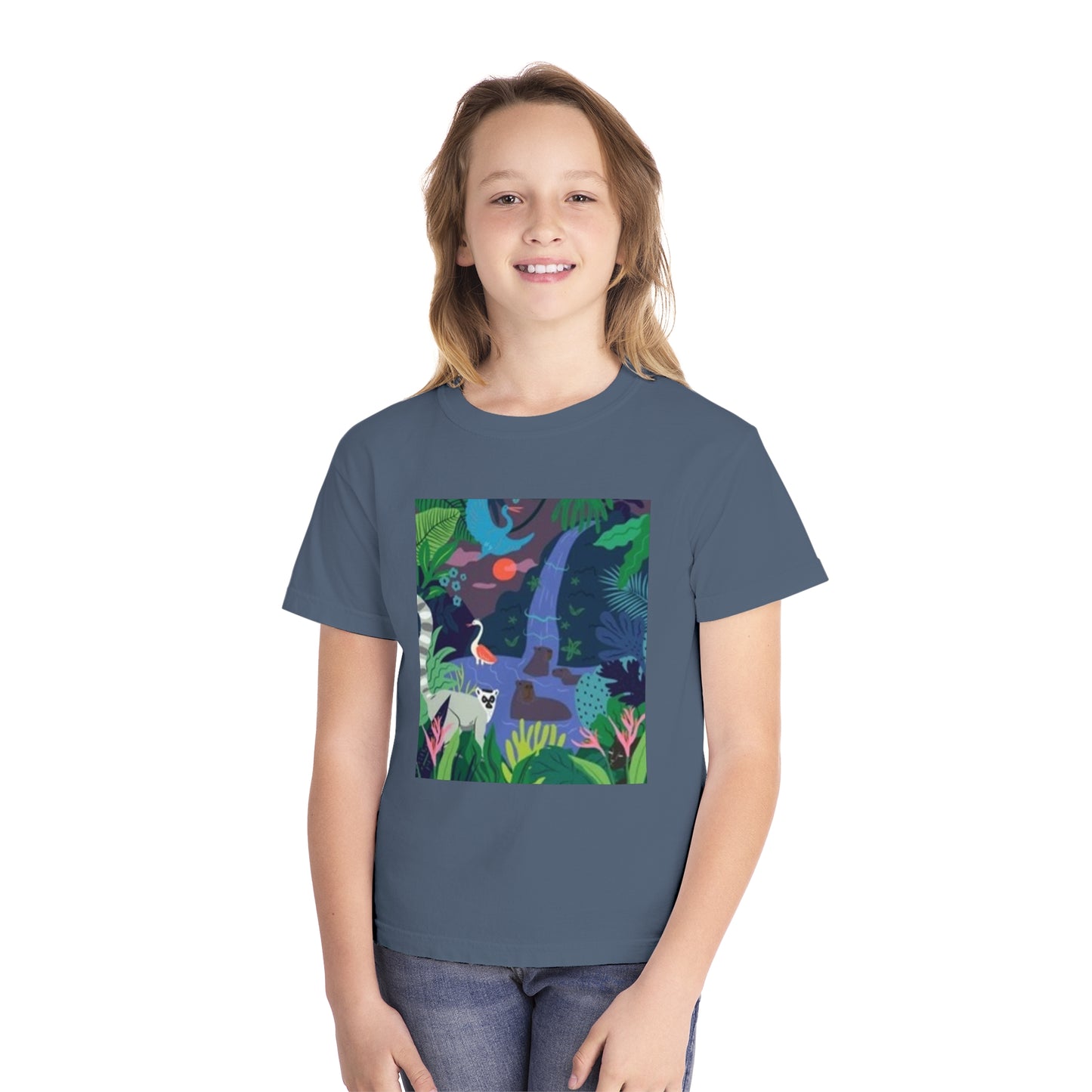 Colorful Jungle Adventure Youth Tee