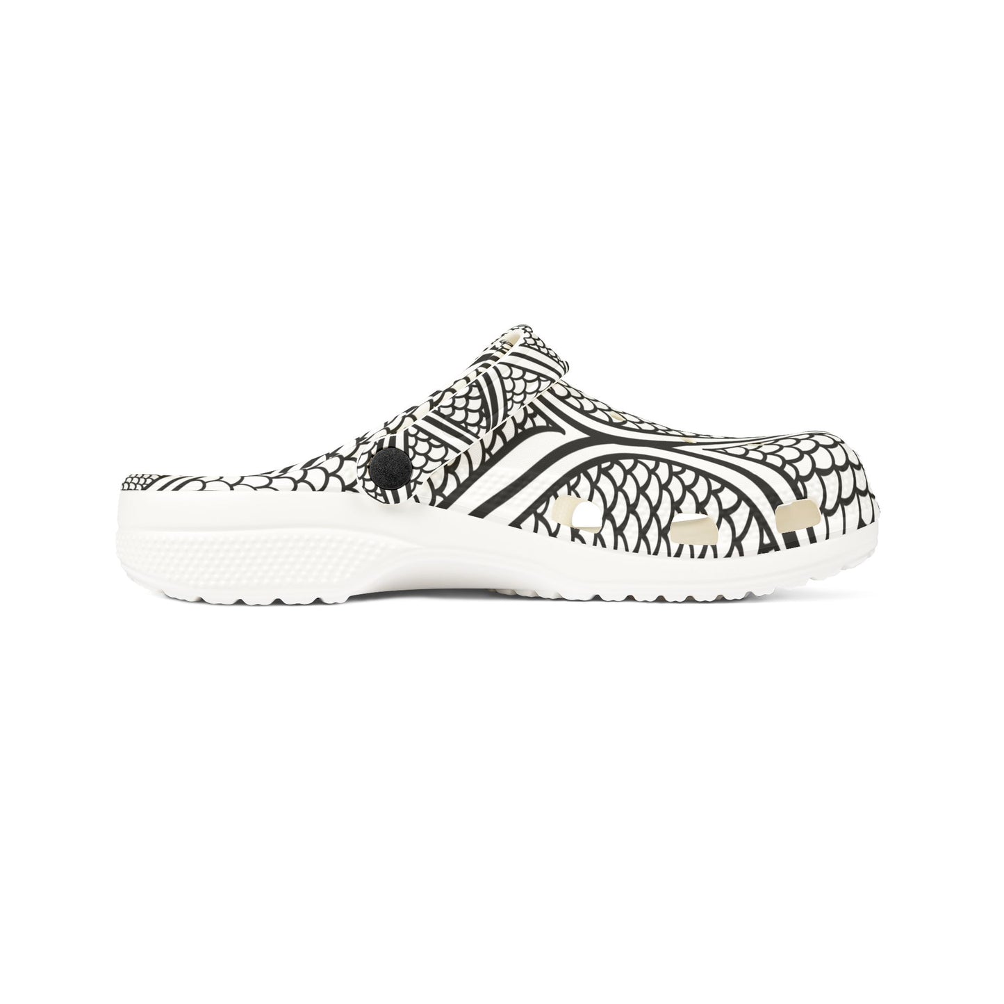 Stylish EVA Foam Rubber Shoes with Fish Scale Design