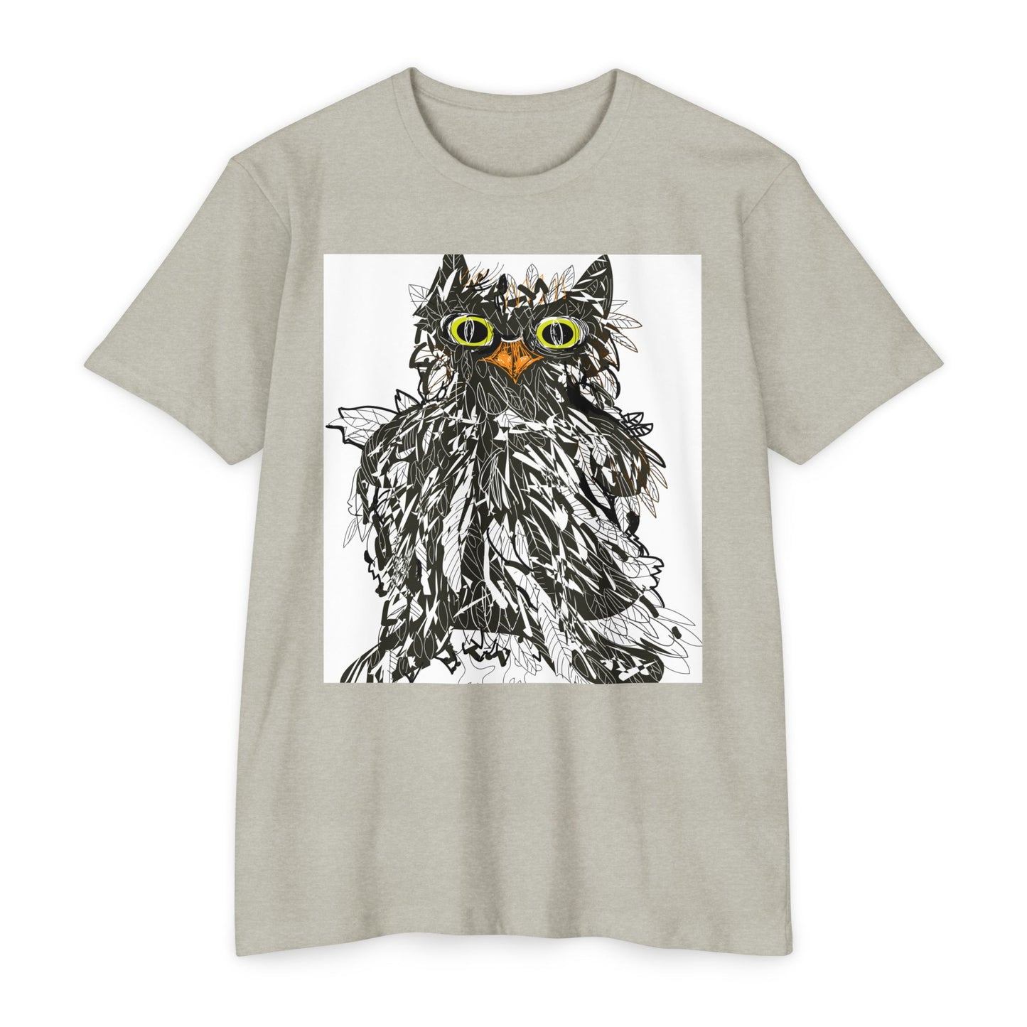 Whimsical Cat Graphic Unisex T-Shirt - Fun & Artsy Apparel
