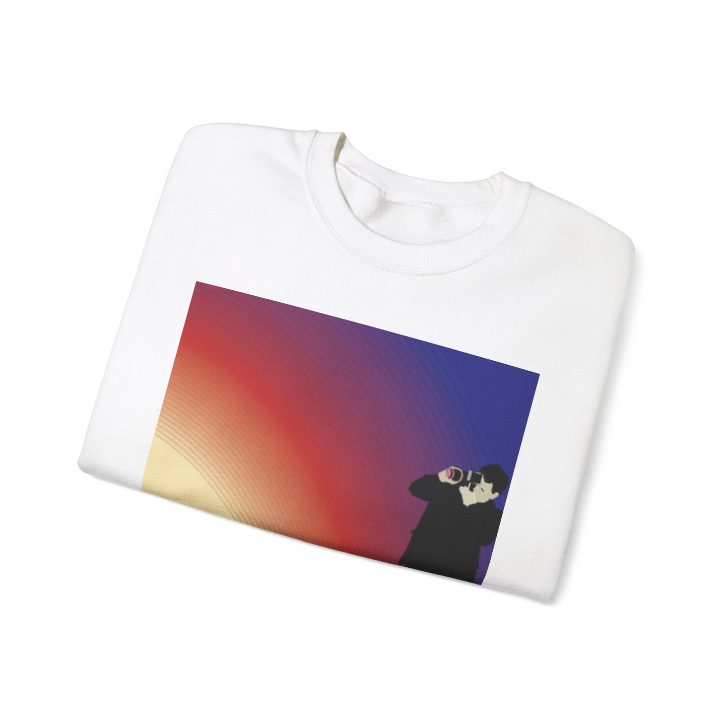 Vibrant Deer Sunset Unisex Crewneck Sweatshirt