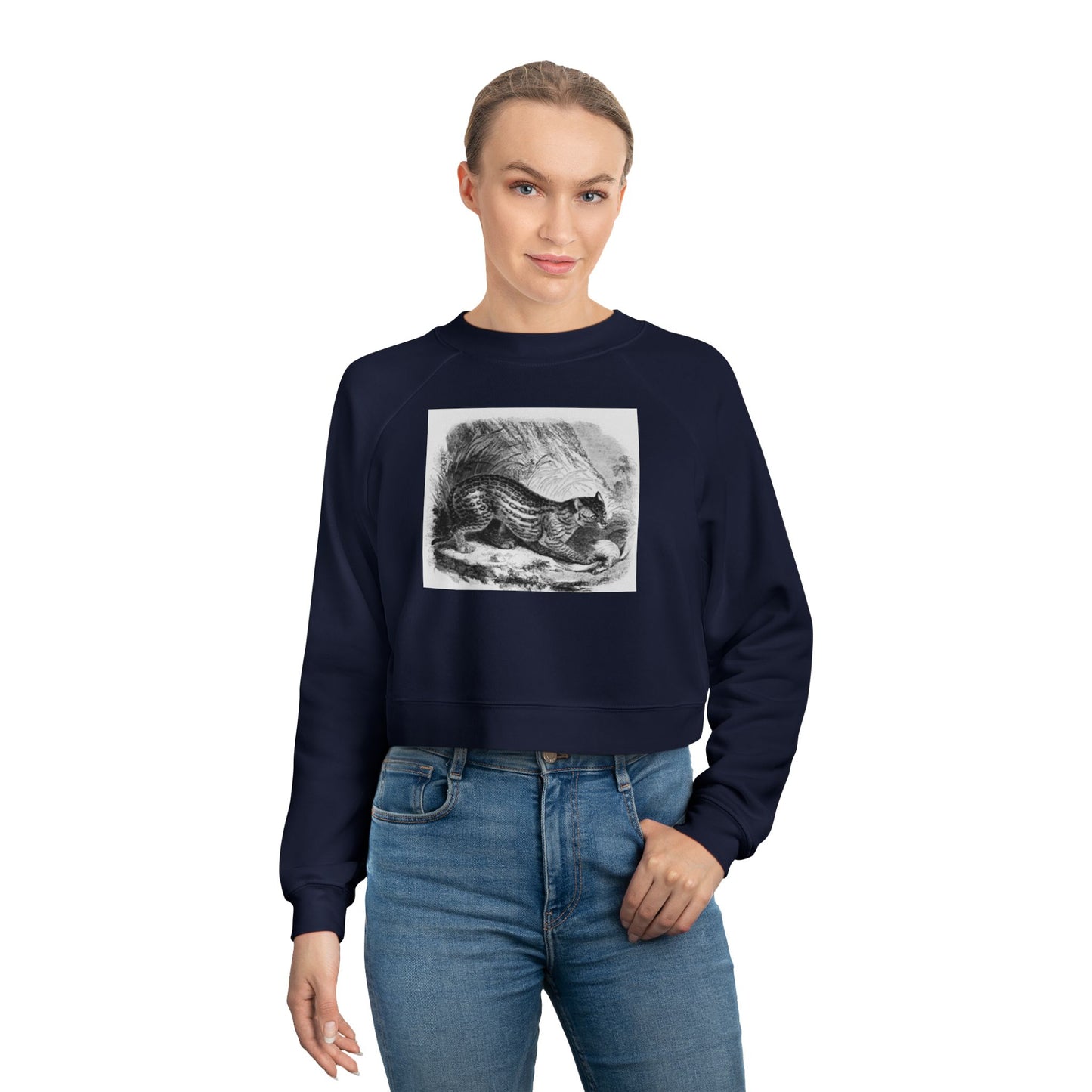 Women's Cropped Fleece Pullover