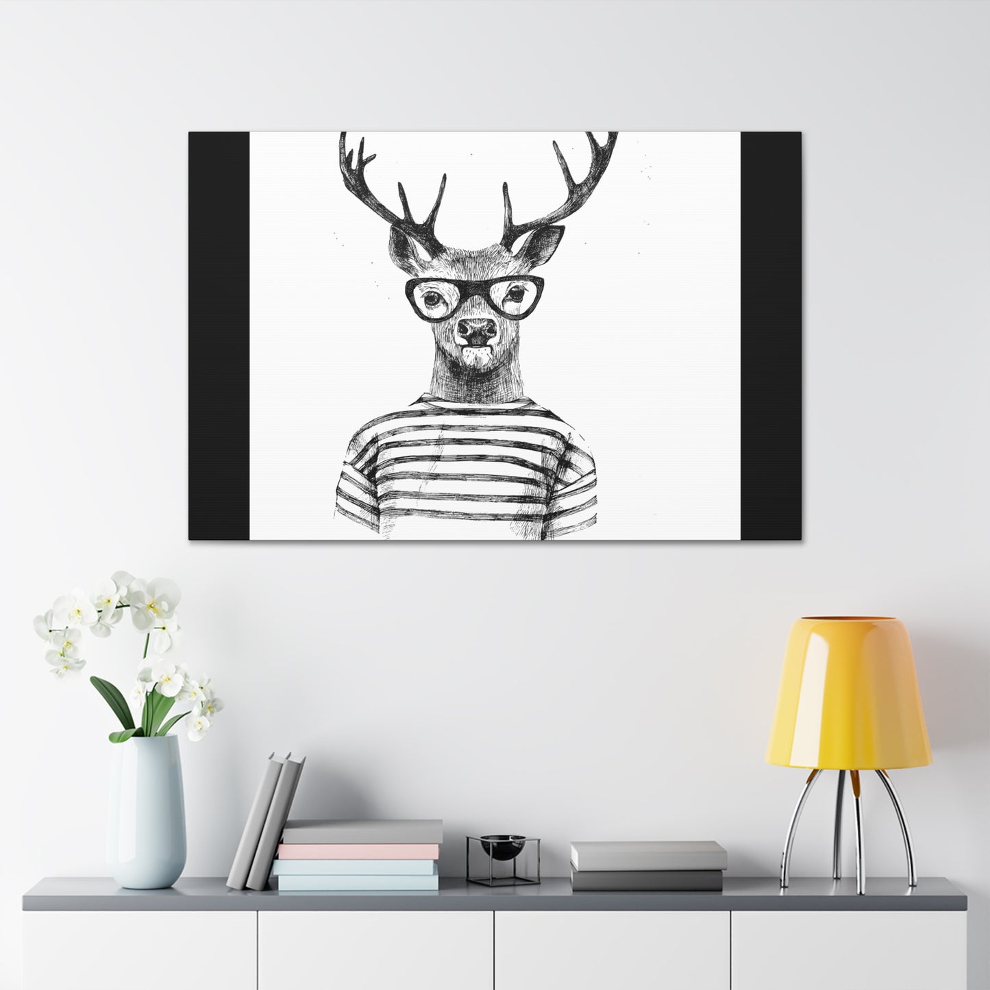 Whimsical Deer Canvas Gallery Wraps - Unique Home Decor for Animal Lovers