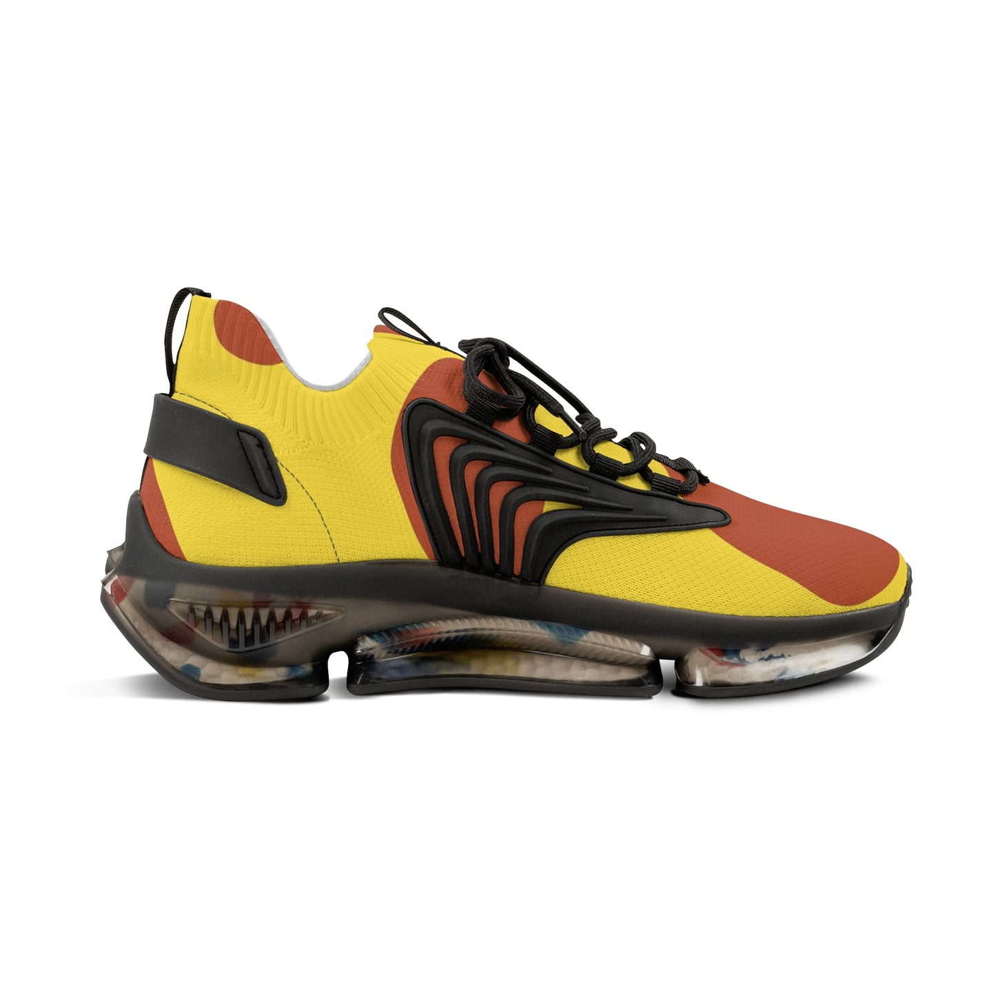 Vibrant Men's Mesh Sneakers - Colorful Lightweight Athletic Shoes