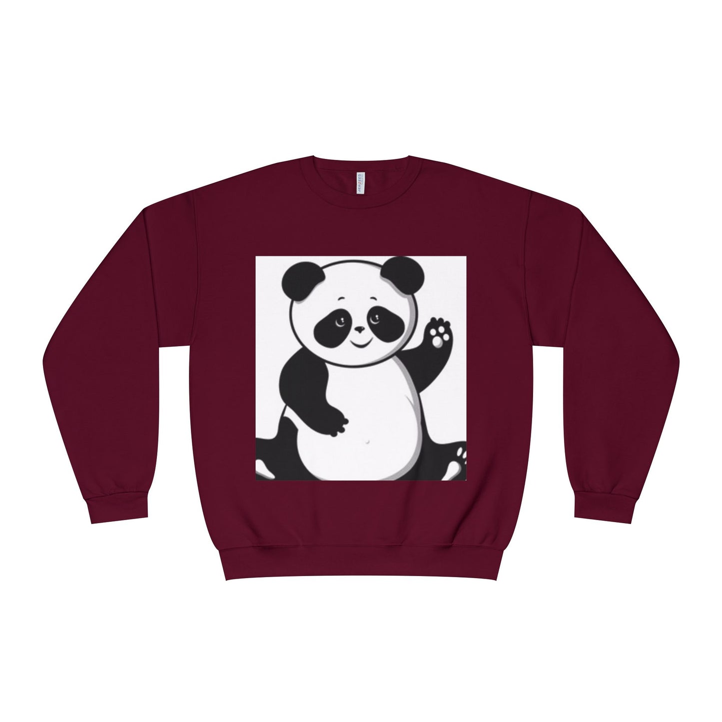 Cute Panda Unisex Crewneck Sweatshirt - Cozy Casual Wear for Animal Lovers