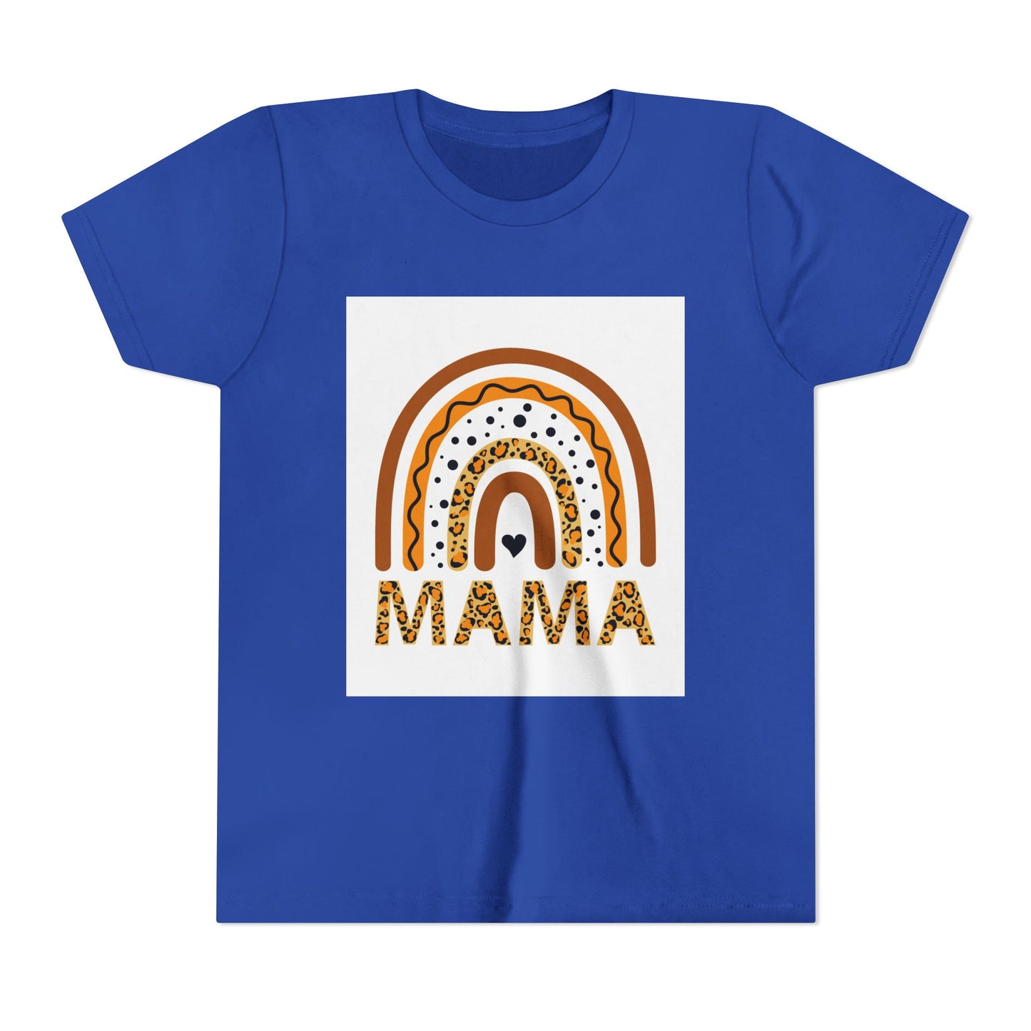 Mama Rainbow Youth Tee - Trendy Short Sleeve T-Shirt for Kids