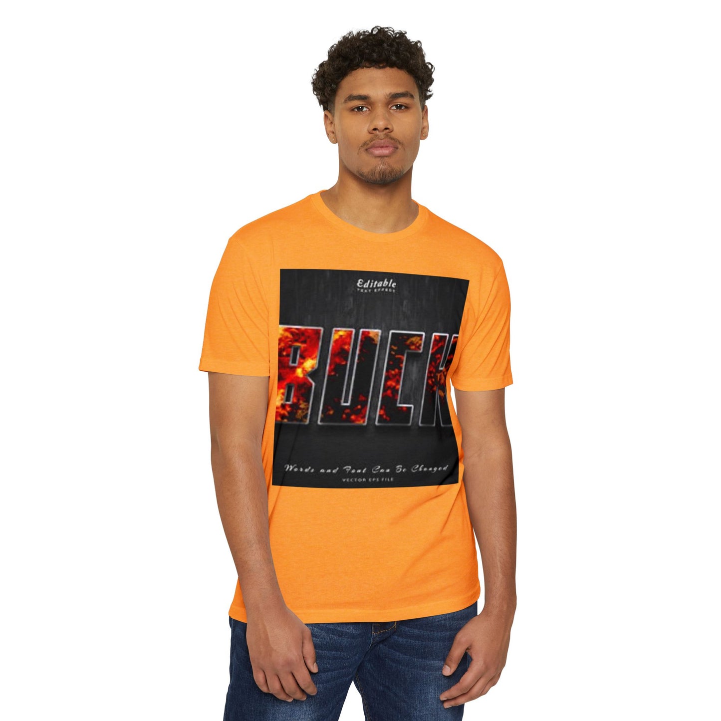 Yellow Unisex Graphic T-Shirt - "BUCK" Design - Perfect for Everyday Style and Inspiration