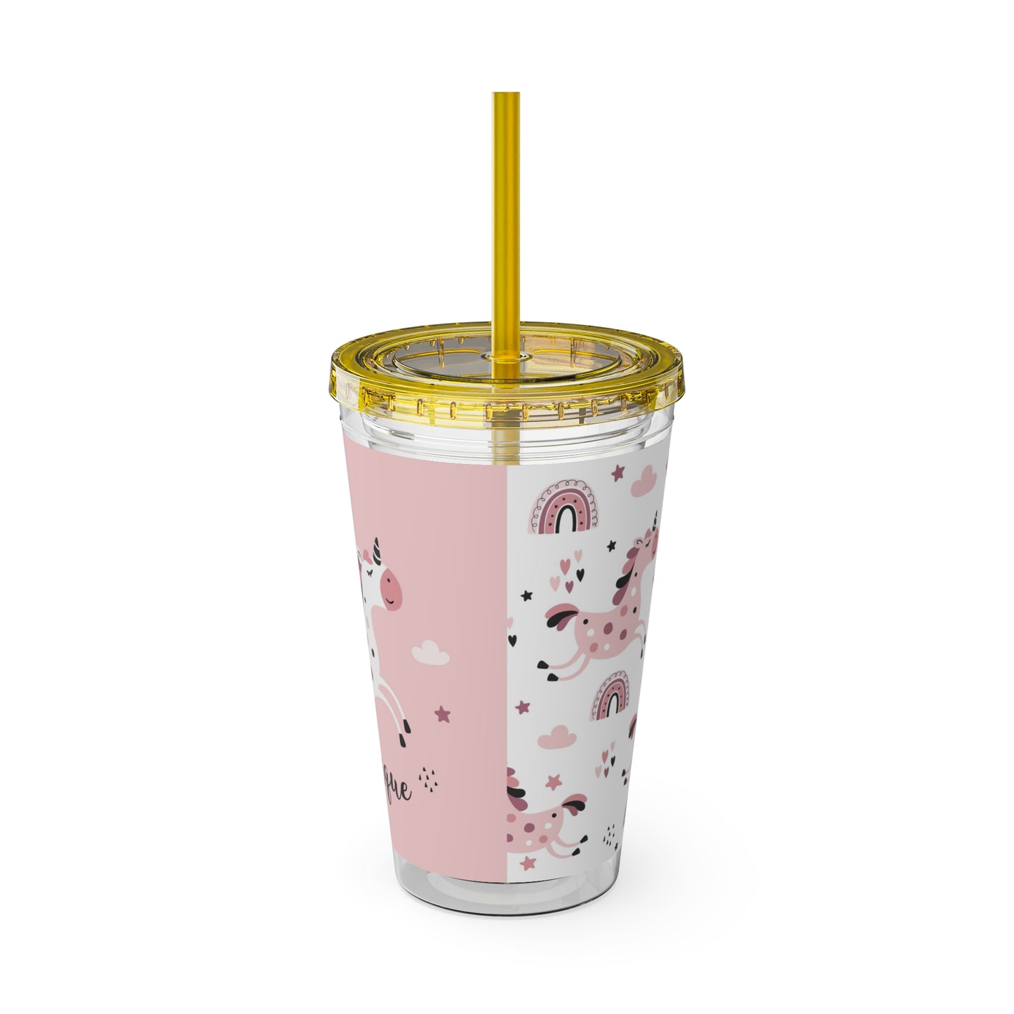 Sunsplash Unicorn Tumbler – 16oz Drinkware with Straw, Perfect for Kids & Unicorn Lovers