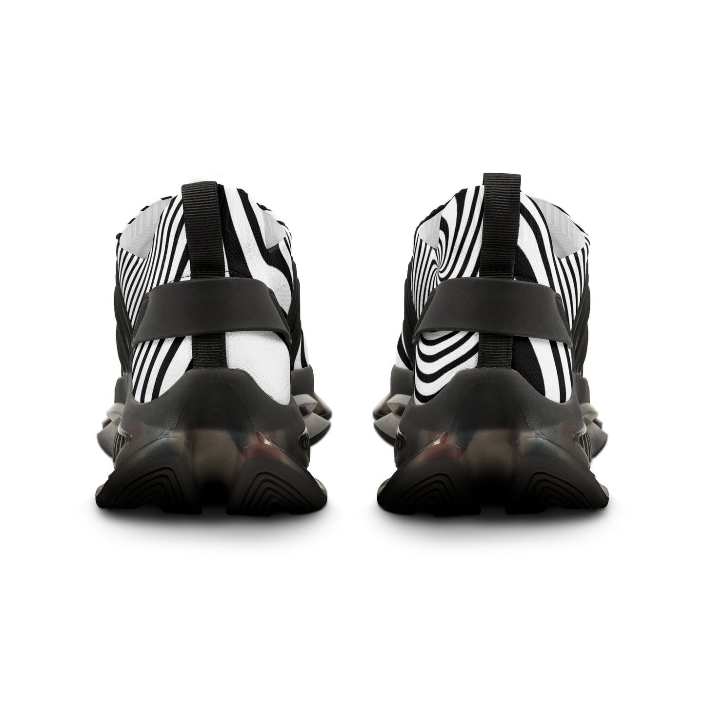 Men's Zebra Striped Mesh Sneakers - Stylish & Breathable Footwear for Every Occasion