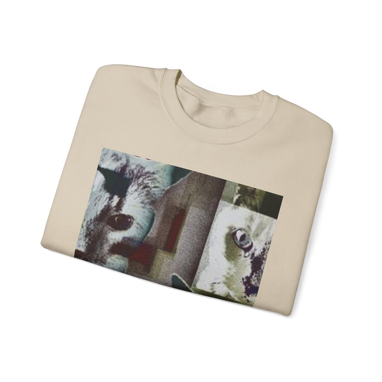 Cozy Cat Lover Crewneck Sweatshirt - Artistic Feline Design