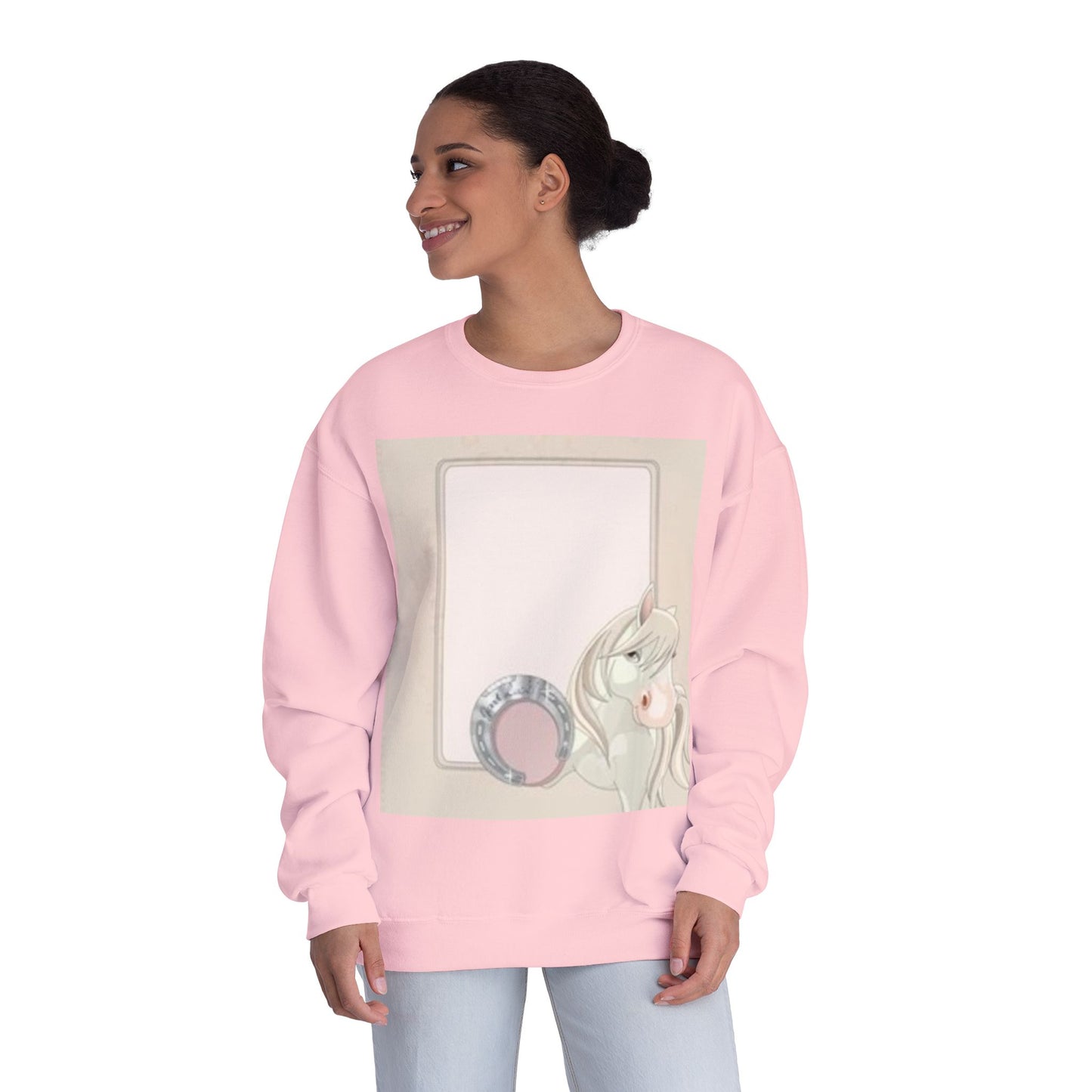 Cute Unicorn Blank Space Unisex Crewneck Sweatshirt