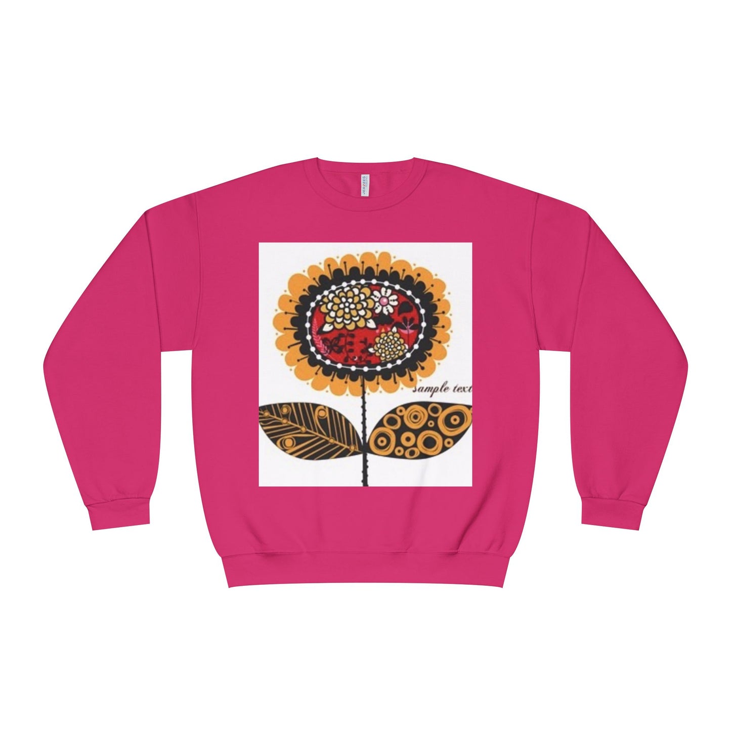 Floral Graphic Sweatshirt - Cozy Unisex Crewneck for All Occasions