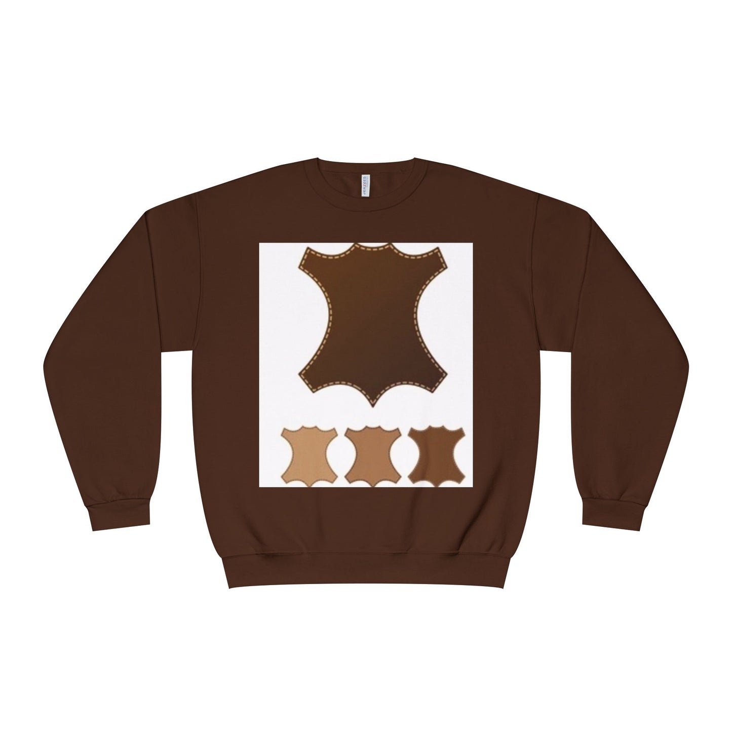 Artisan Leather Pattern Unisex Crewneck Sweatshirt