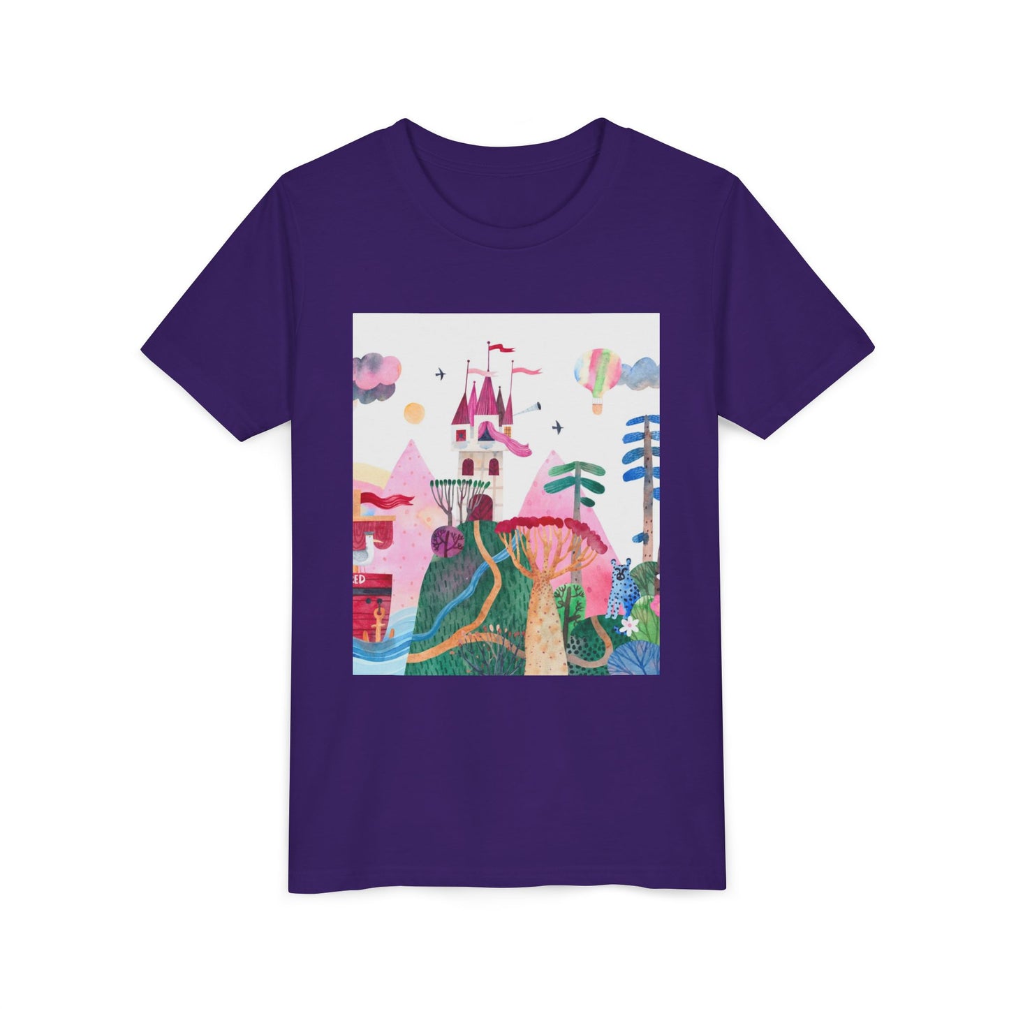 Mermaid Dreams Youth Tee - Cute Short Sleeve T-Shirt for Girls