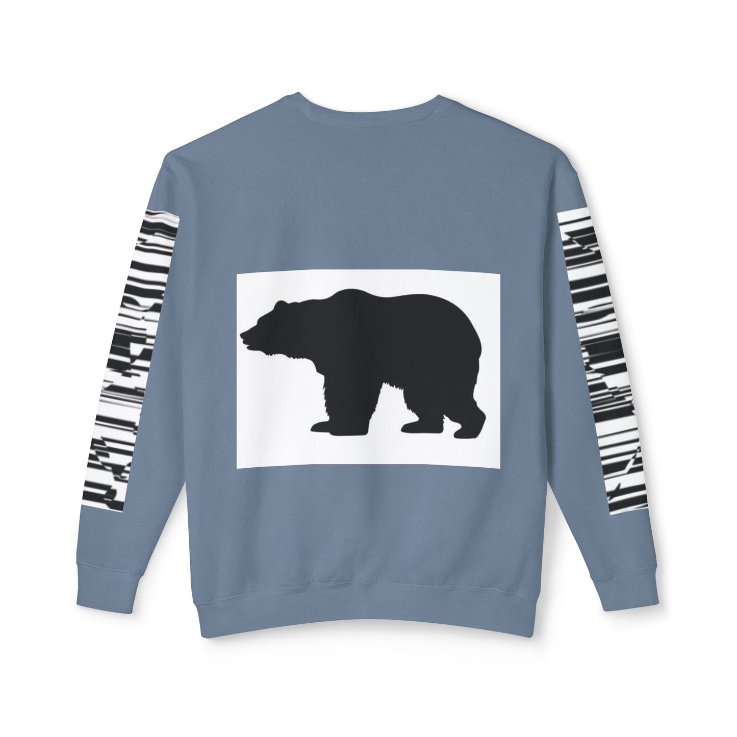Stylish Bear Graphic Unisex Lightweight Crewneck Sweatshirt
