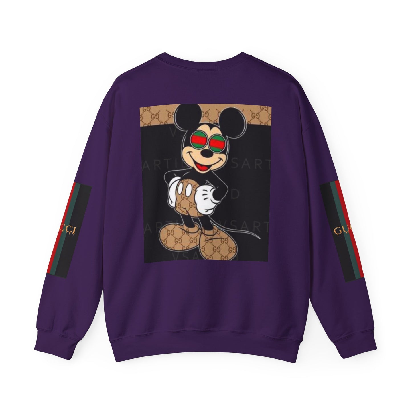 Gucci-Inspired Mickey Mouse Unisex Heavy Blend™ Crewneck Sweatshirt