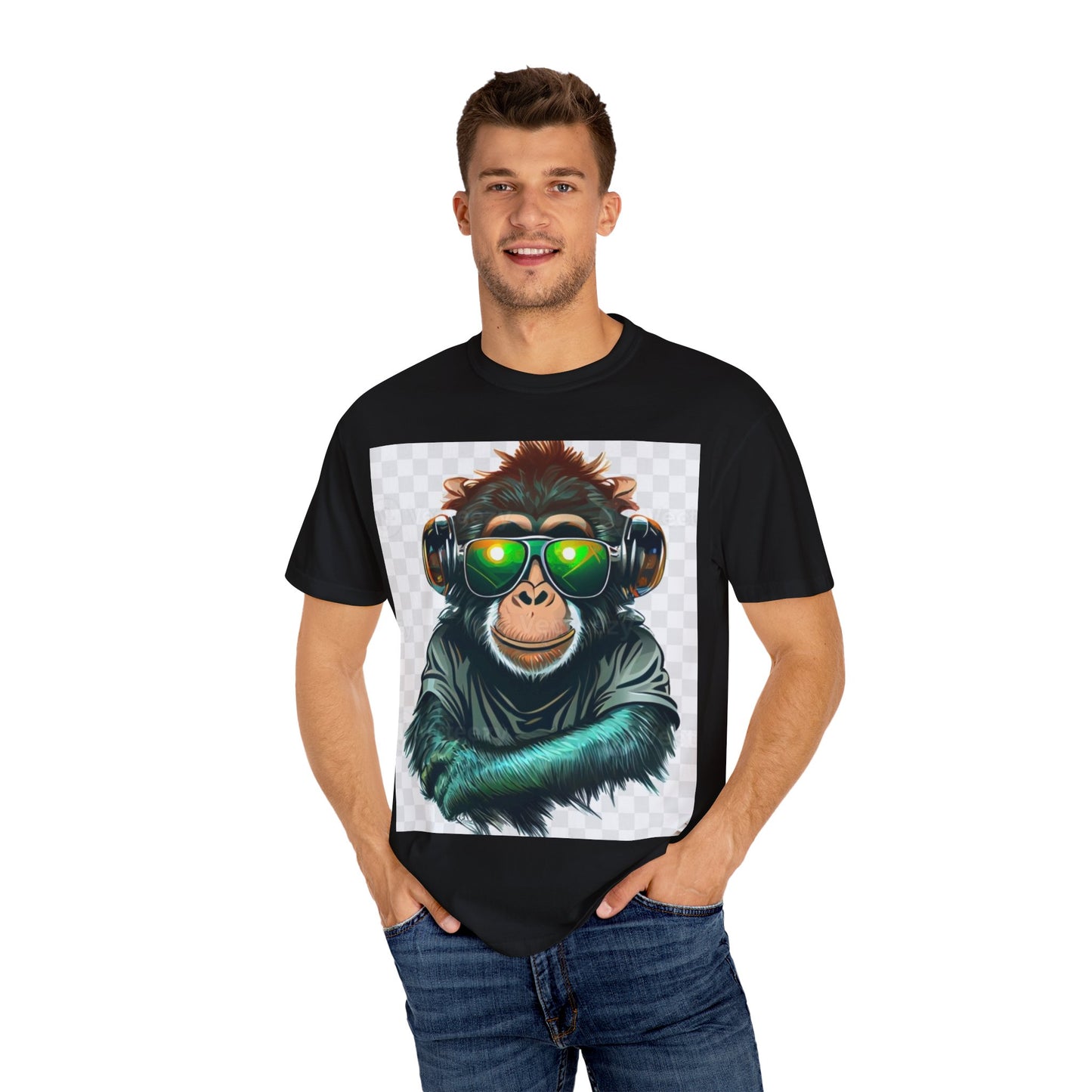 Cool Monkey Graphic Unisex T-Shirt - Perfect for Music Lovers & Casual Vibes
