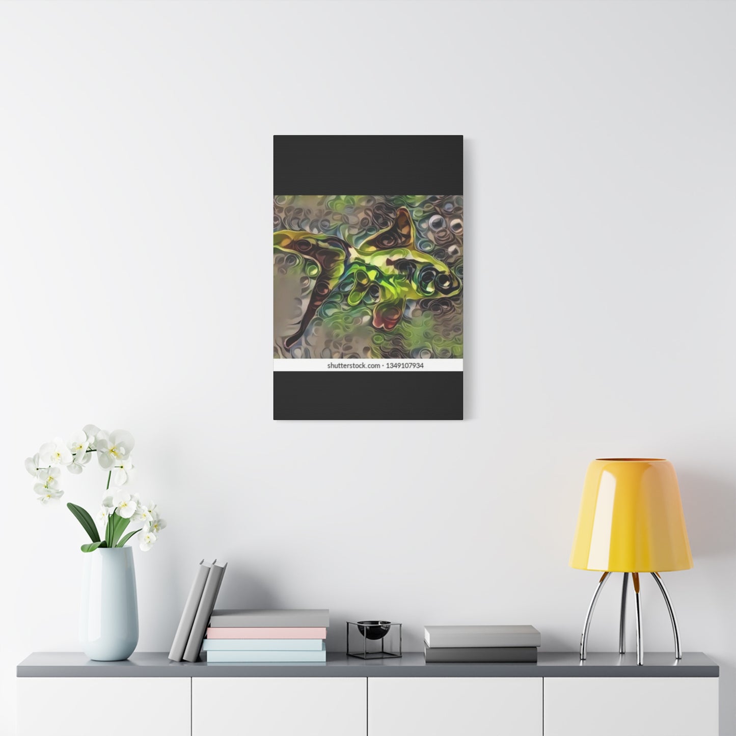Abstract Nature Canvas Art - Stretched Matte Wall Decor