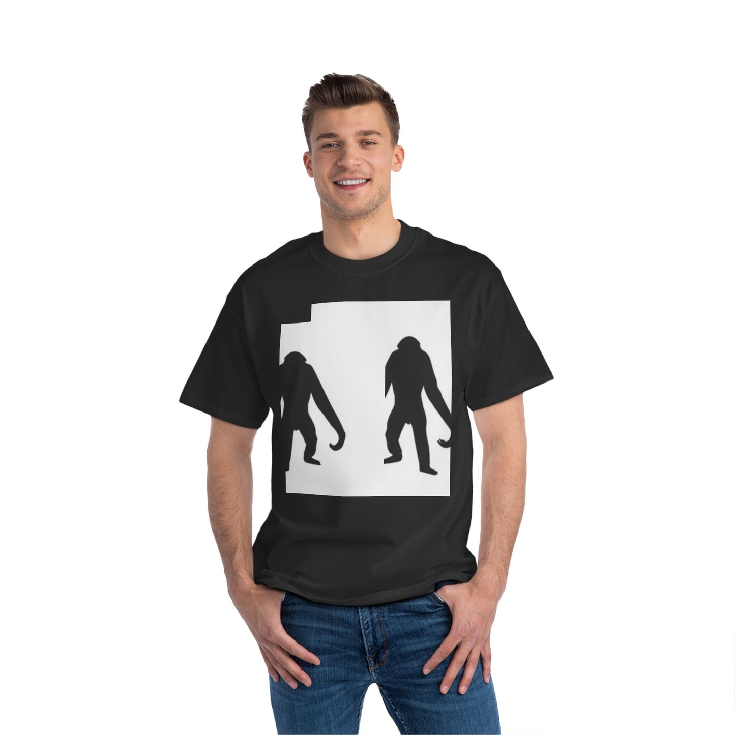 Bigfoot Silhouette Short-Sleeve T-Shirt - Perfect for Nature Lovers & Outdoor Adventures