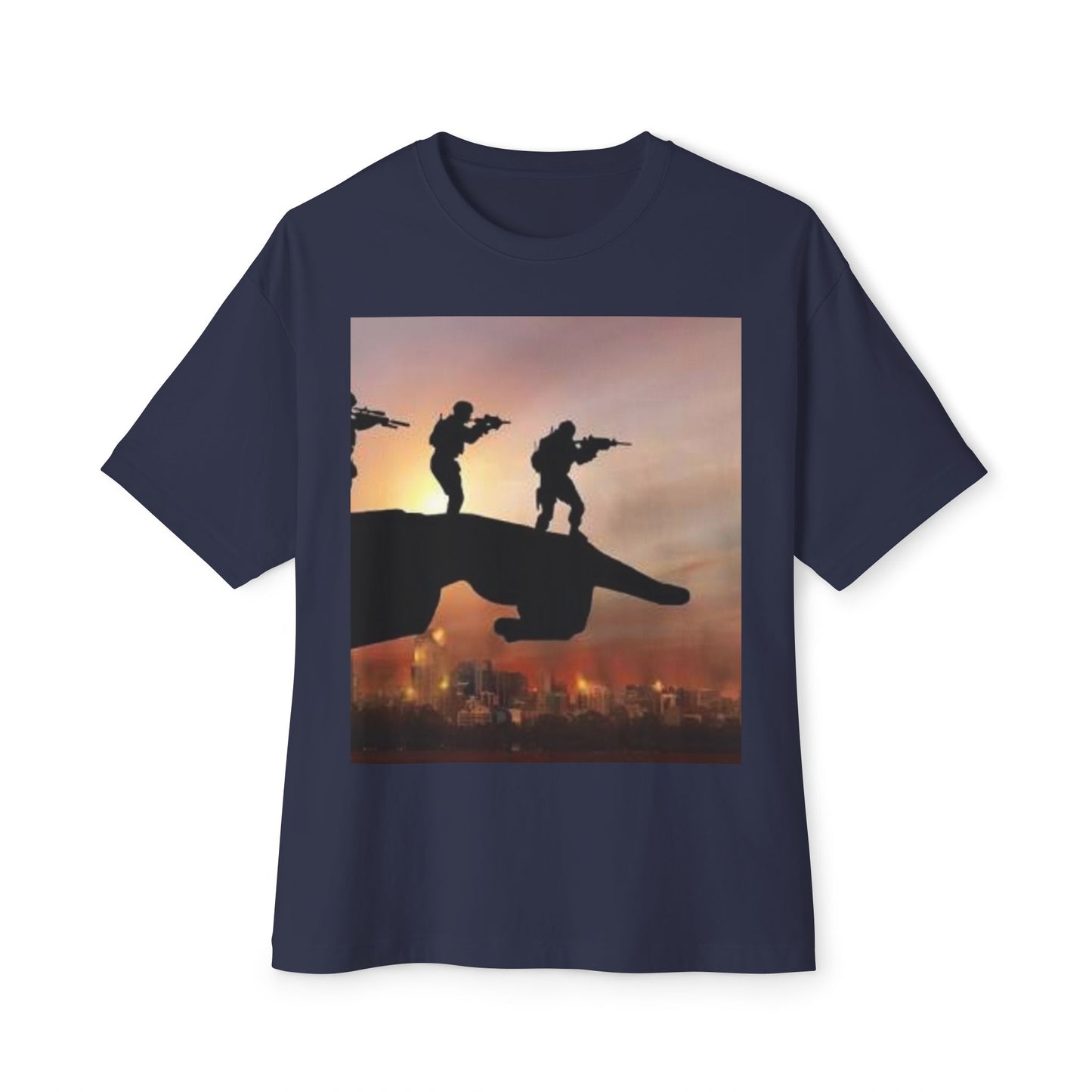 Epic Adventure Unisex Oversized Boxy Tee - Bold Graphic Design