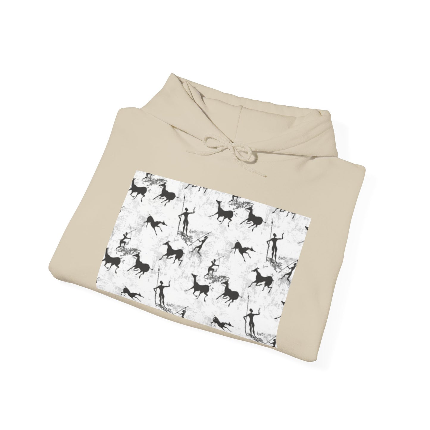 Unisex Heavy Blend Hooded Sweatshirt - Equestrian-Inspired Design