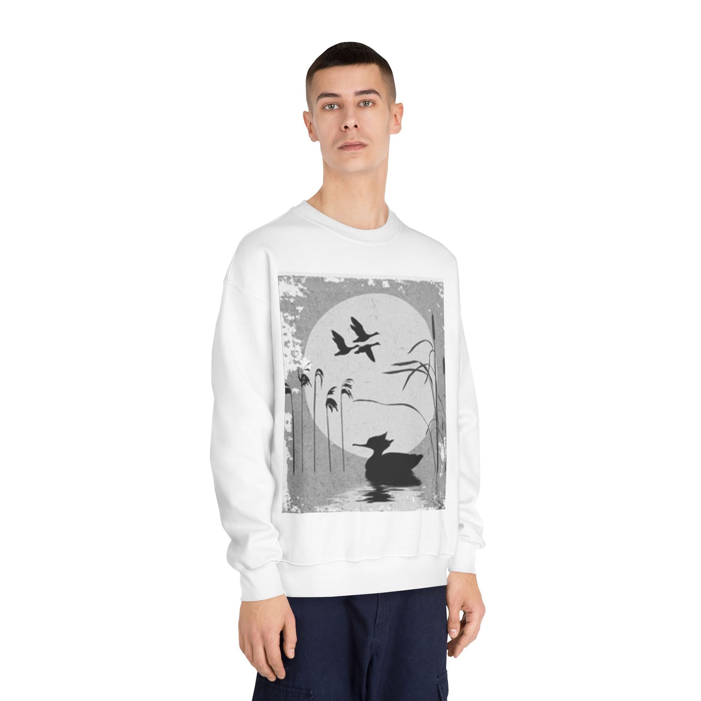 Serene Nature Crewneck Sweatshirt - Unisex Relaxed Fit