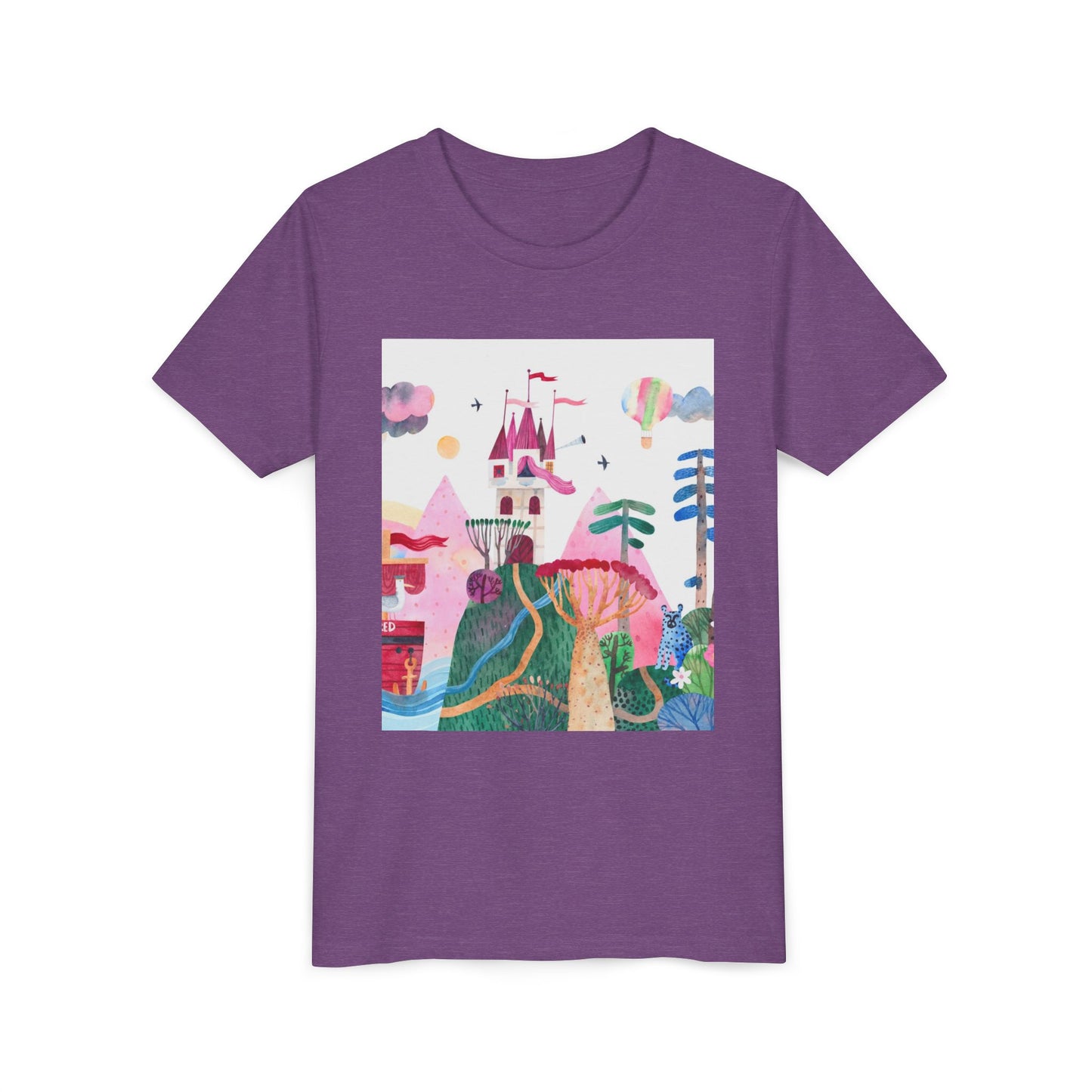 Mermaid Dreams Youth Tee - Cute Short Sleeve T-Shirt for Girls