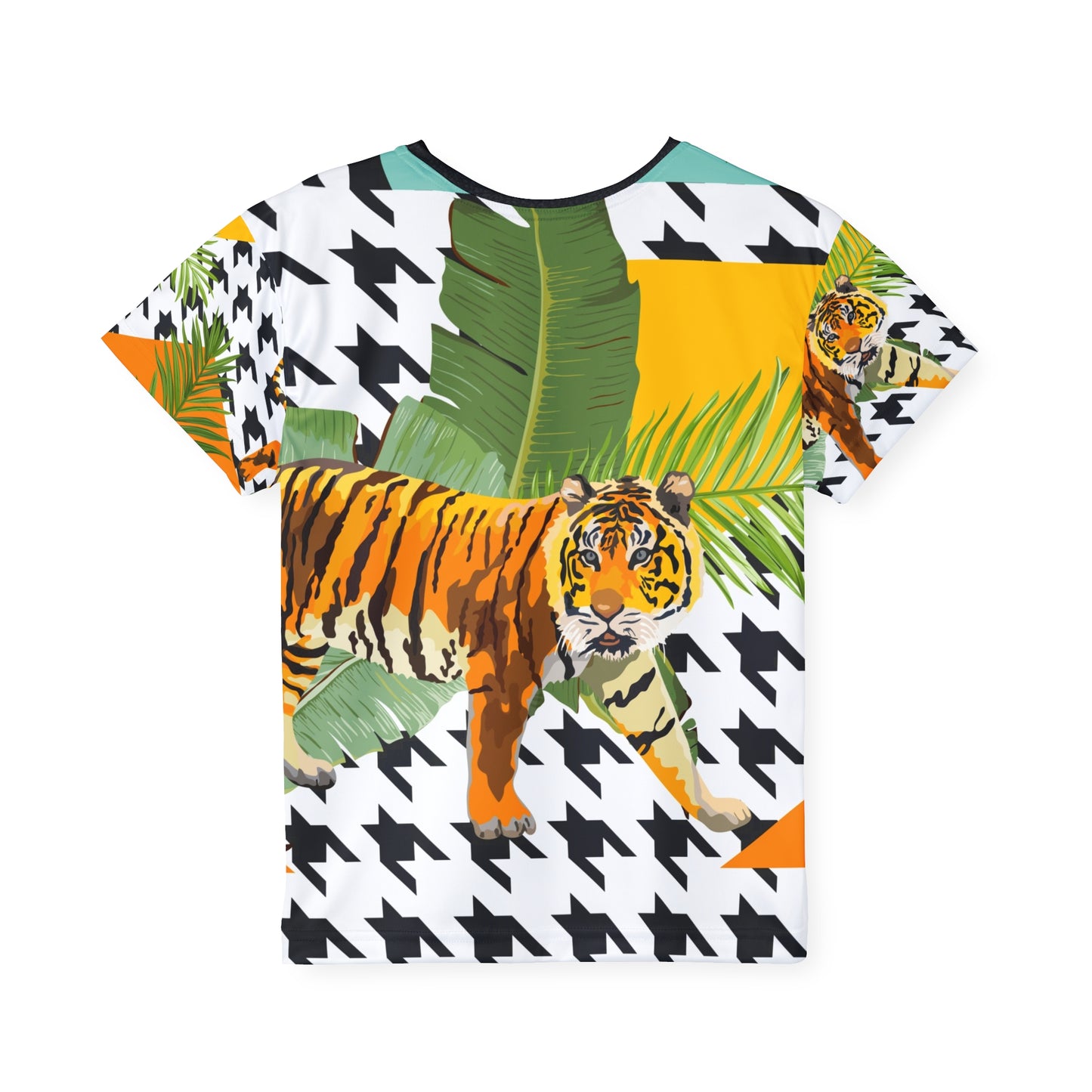 Vibrant Kids Sports Jersey with Tiger Print - Perfect for Active Youngsters