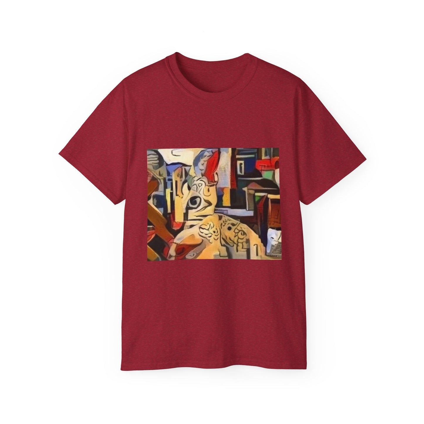 Colorful Ocean-Inspired Unisex Cotton Tee