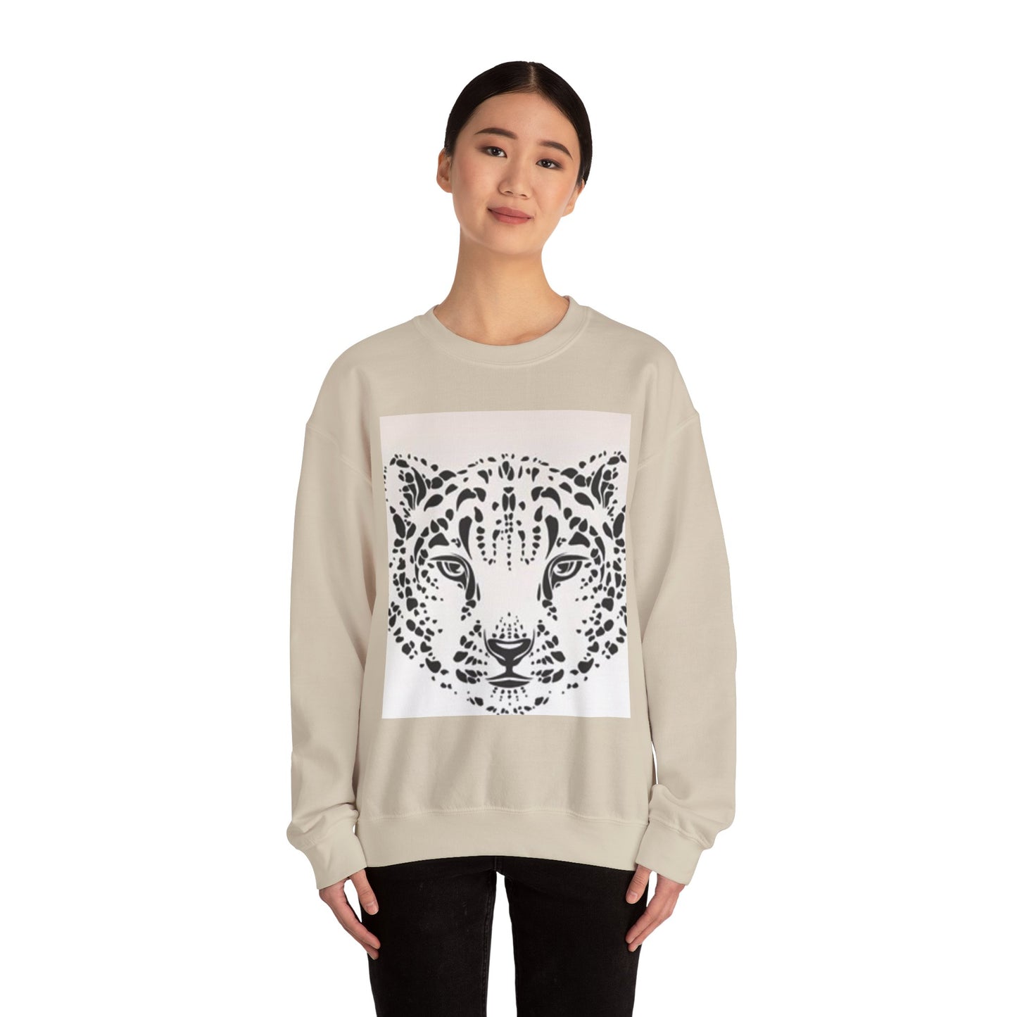 Wildly Stylish Crewneck Sweatshirt - Leopard Print
