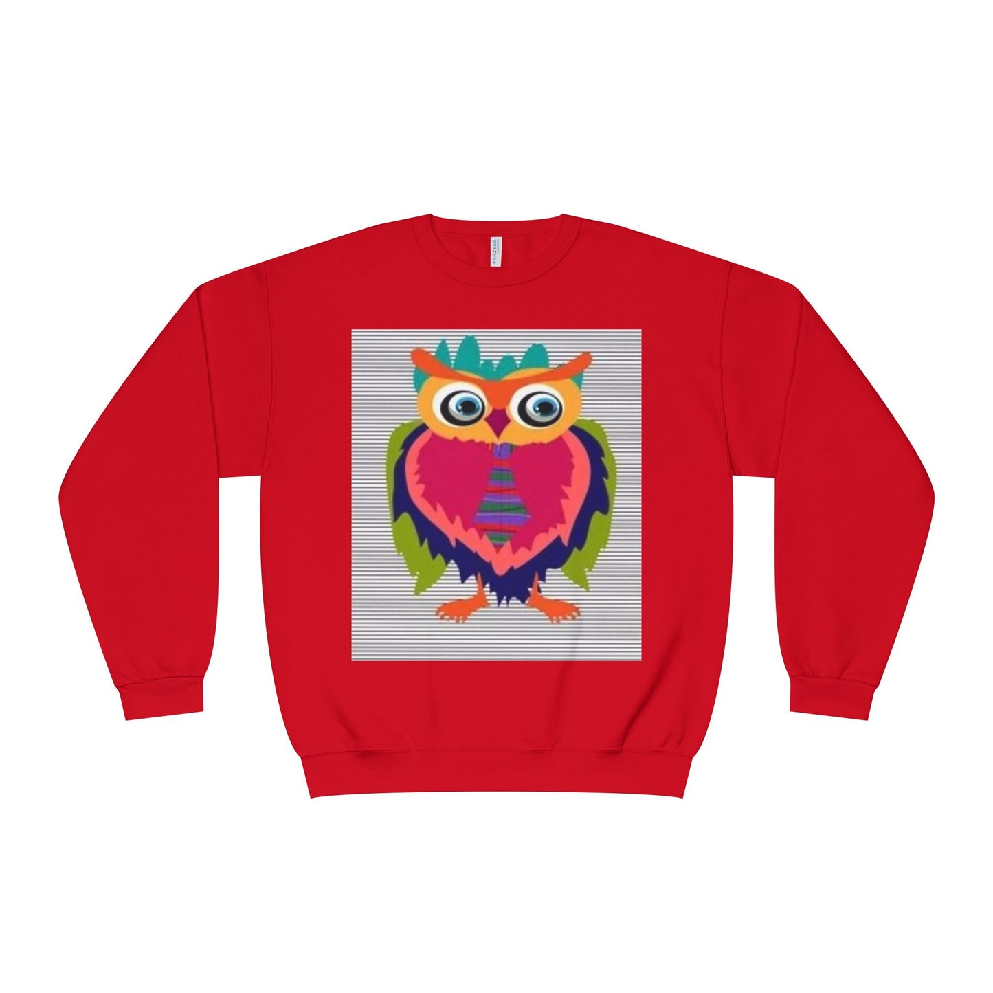 Colorful Owl Sweatshirt - Unisex Crewneck